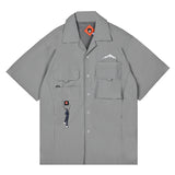 Benoit Camp Shirt Gray