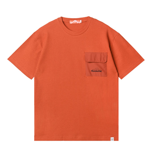 Hustle Pocket T-shirt Terracota
