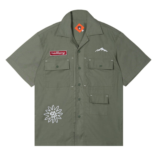 Hugo Work Shirt Olive