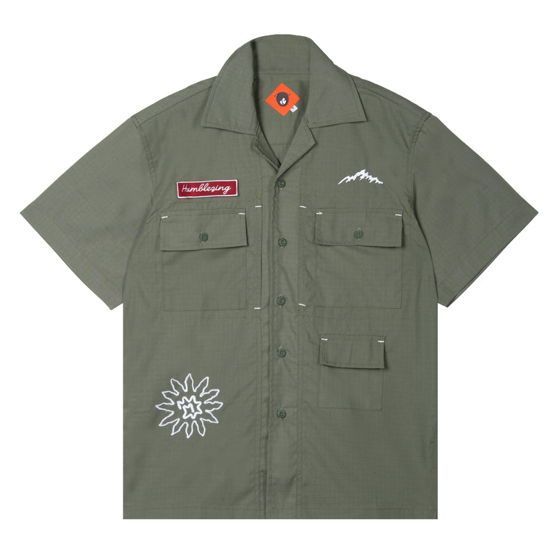 Hugo Work Shirt Olive