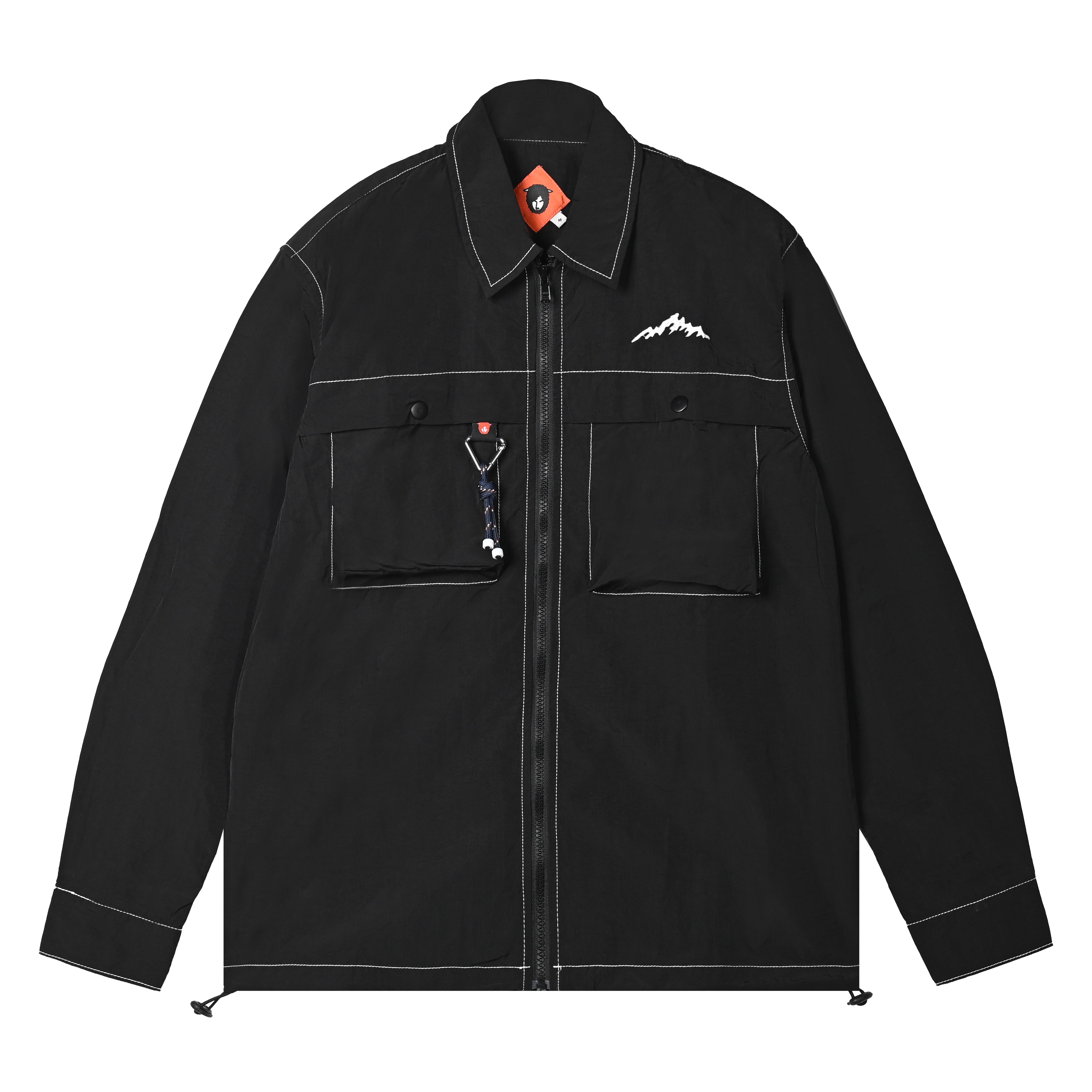 Alain Zip Shirt Black