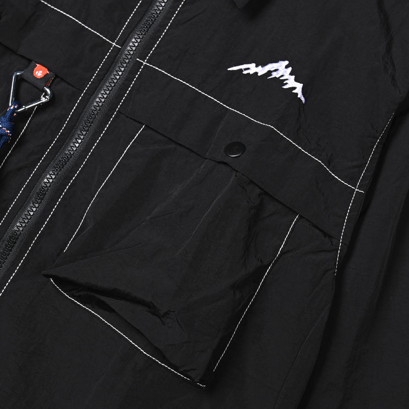 Alain Zip Shirt Black