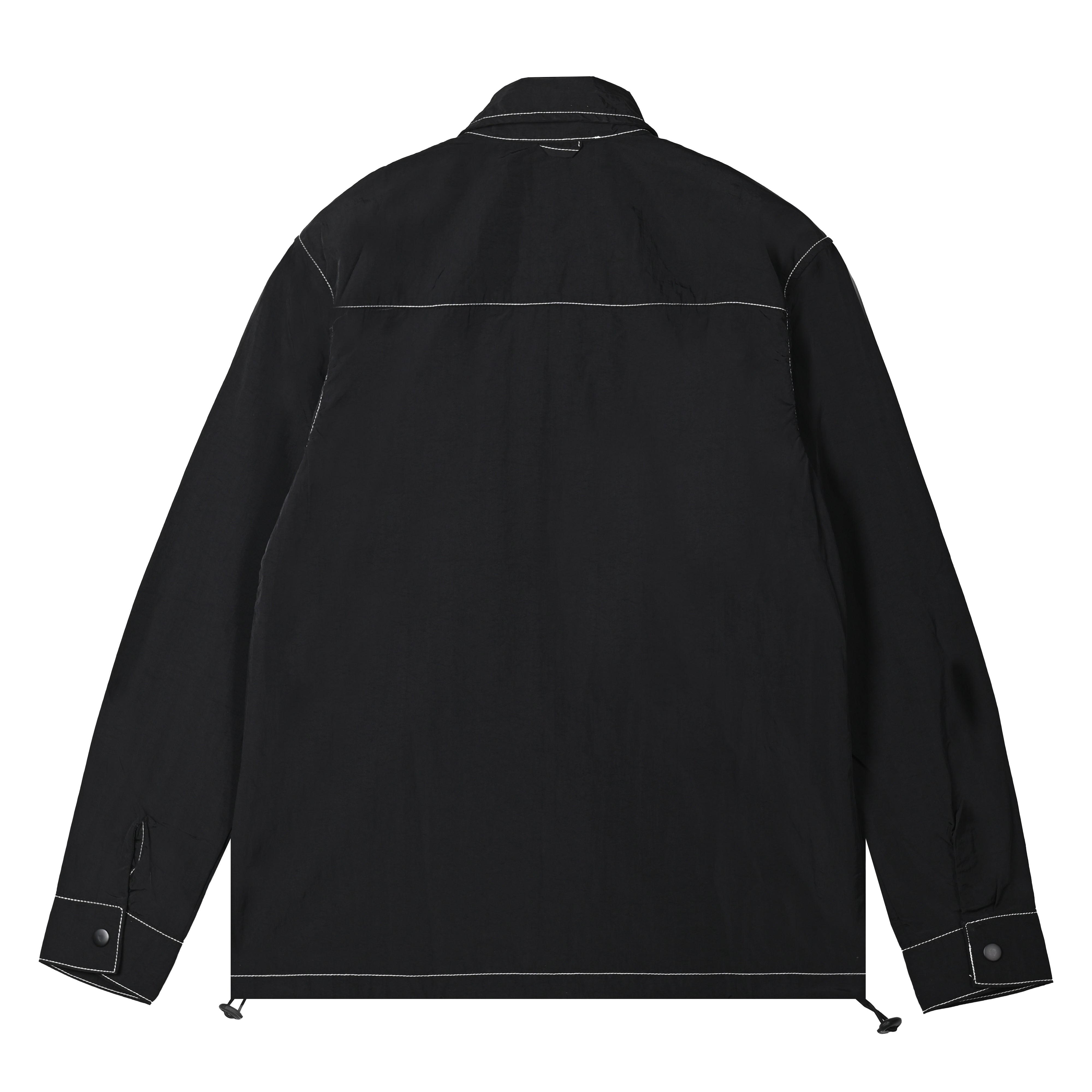 Alain Zip Shirt Black