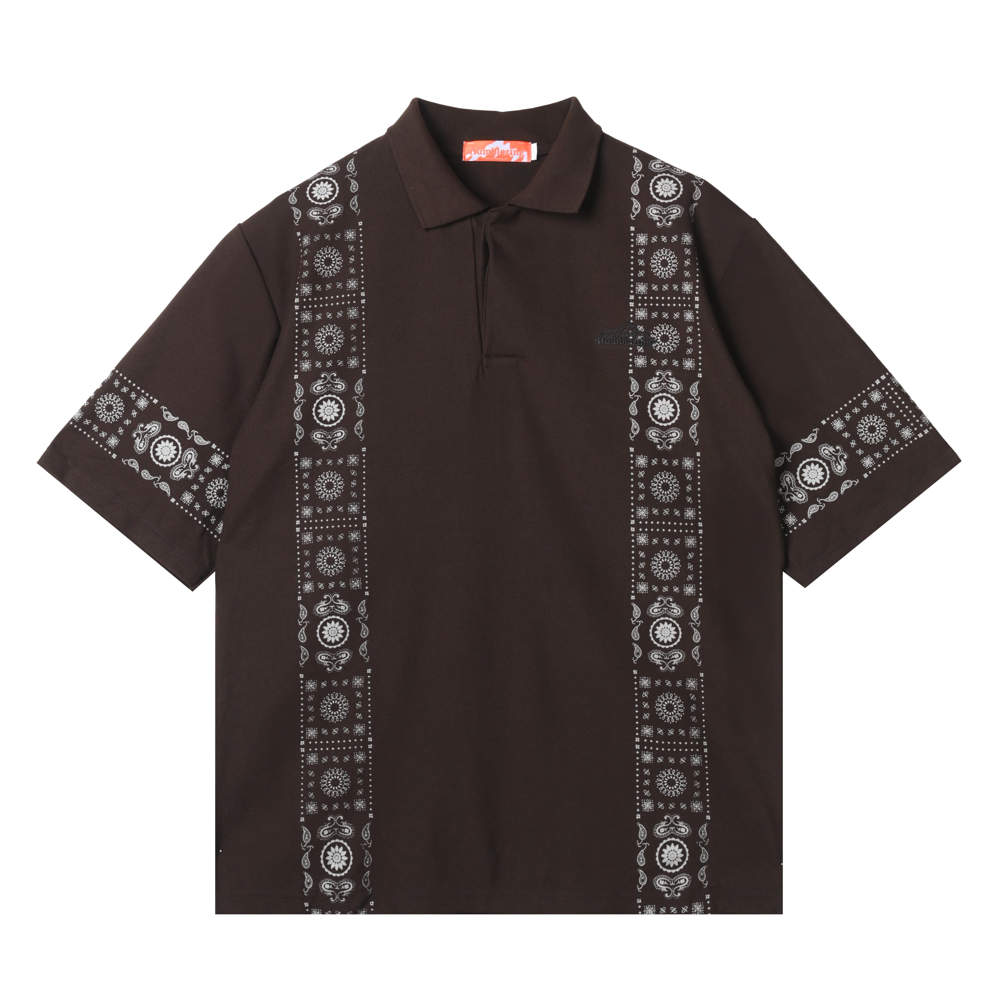 Reiji Polo Shirt Brown