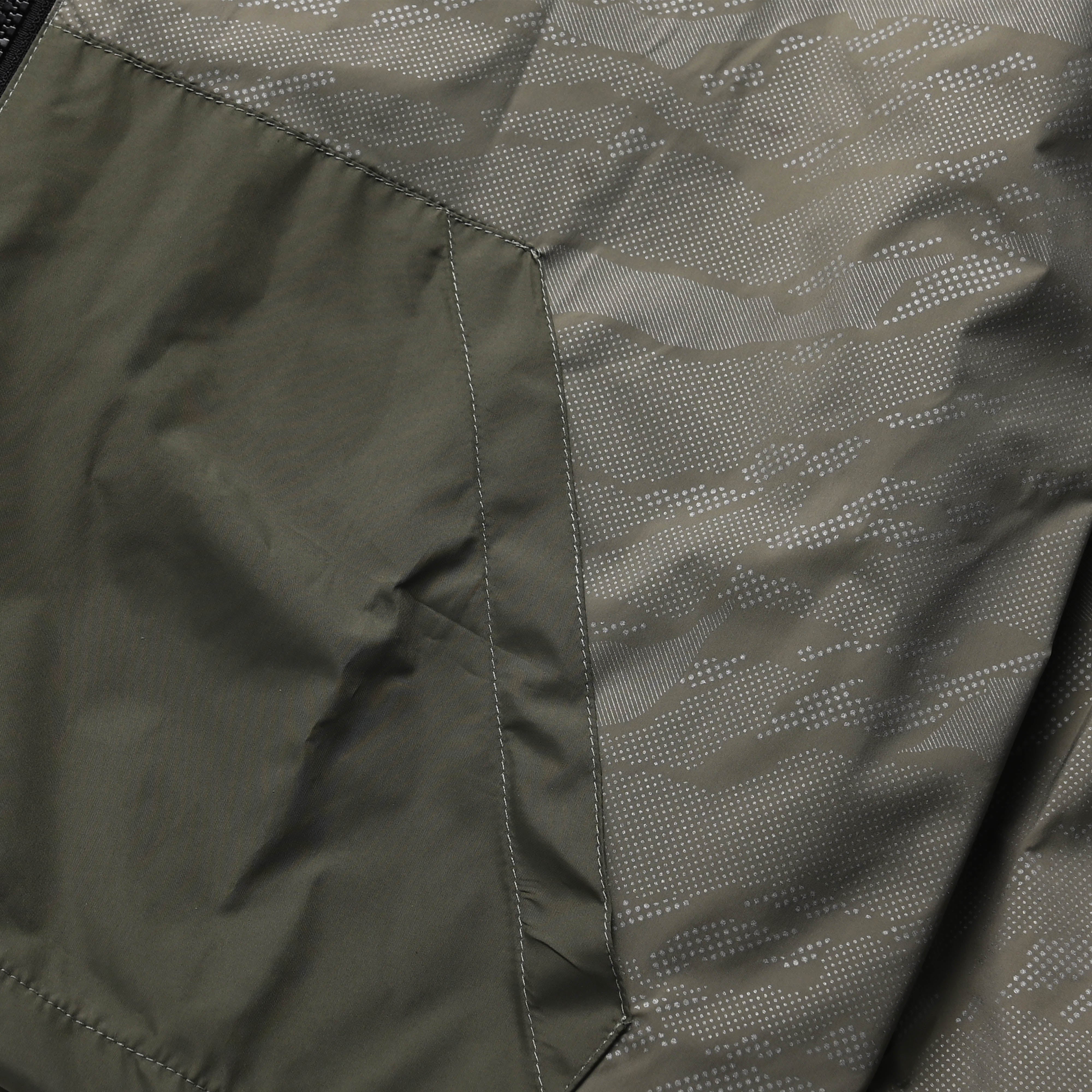 Pathway Reflective Pattern Windbreaker Olive