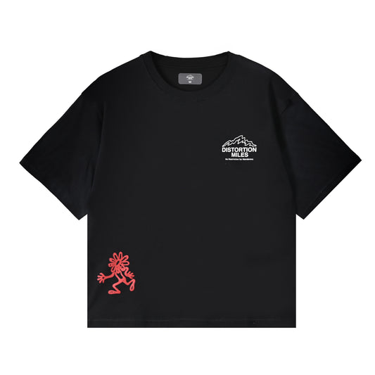 Humblezing x Distortion Miles Tshirt Tee Black