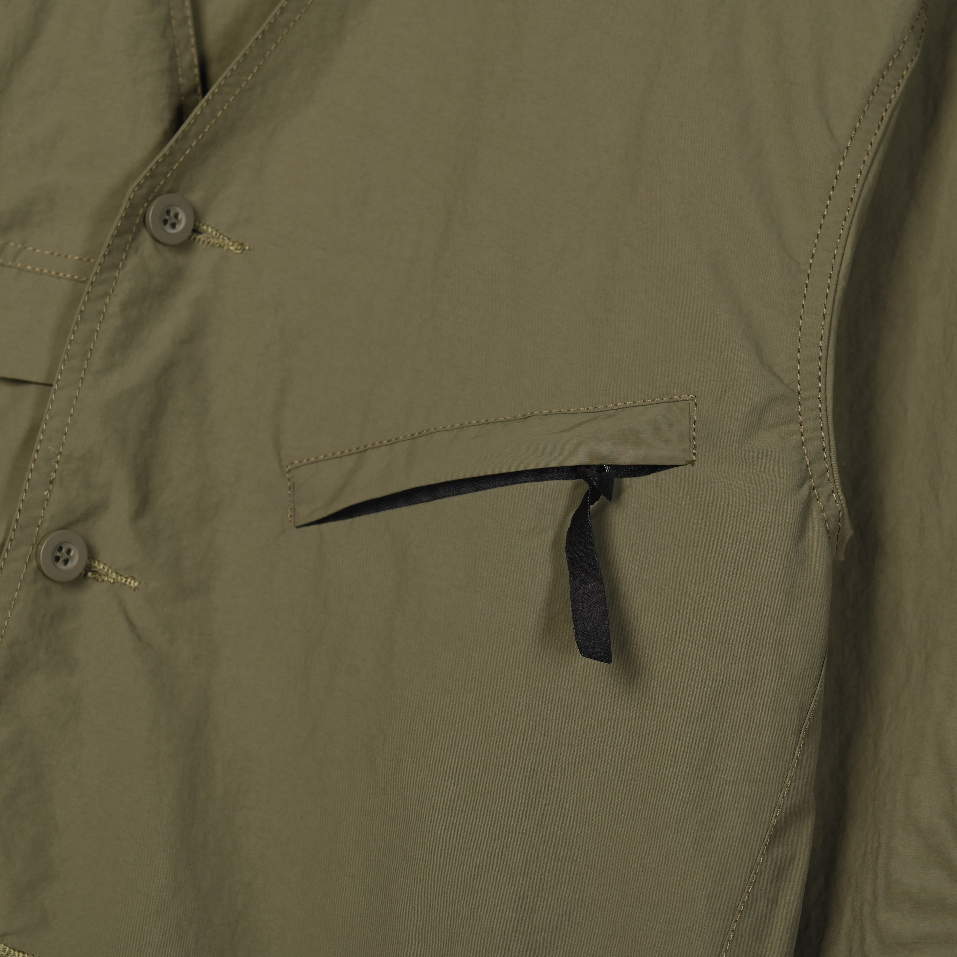 Ridora Collarless Jacket Olive