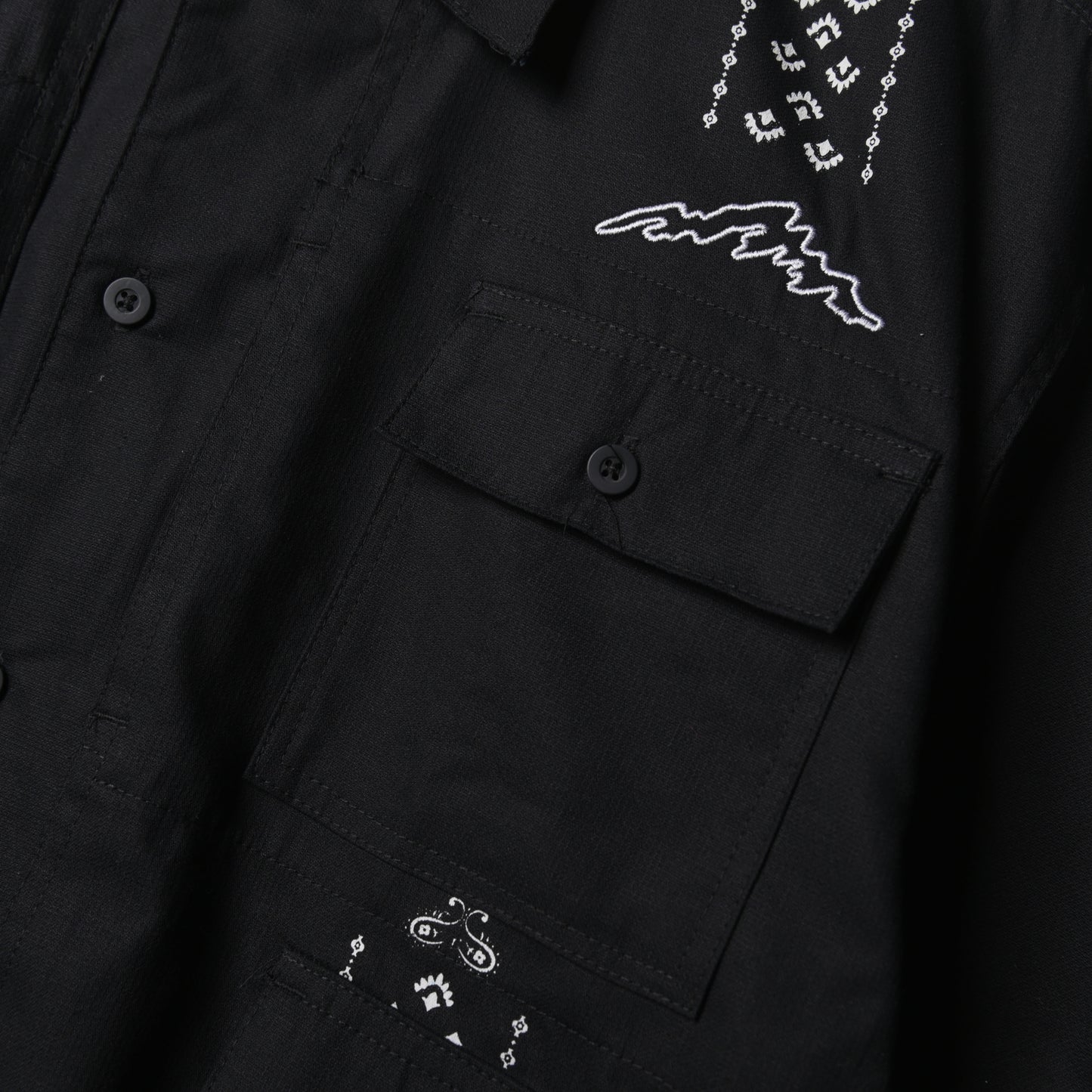Hugo Work Shirt Exotic Black