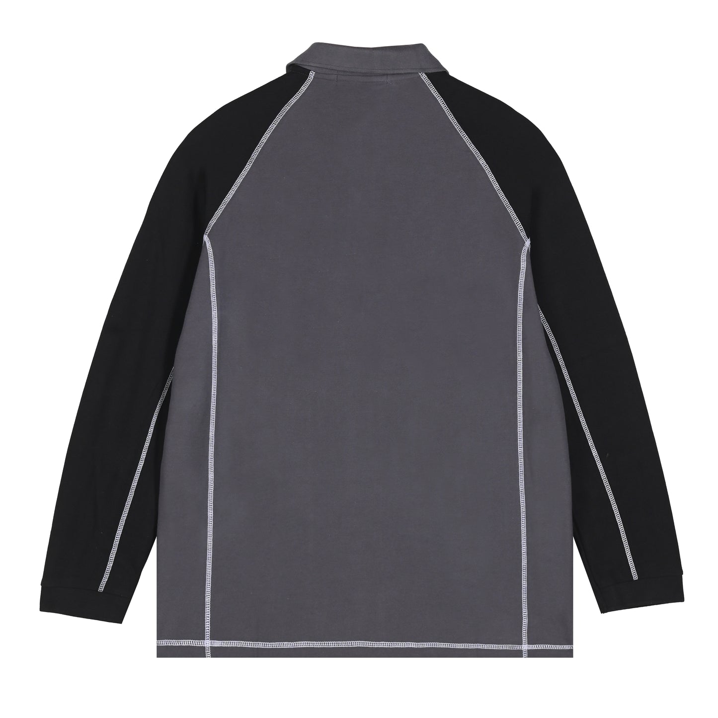 Drift Rugby Shirt All Black Gray