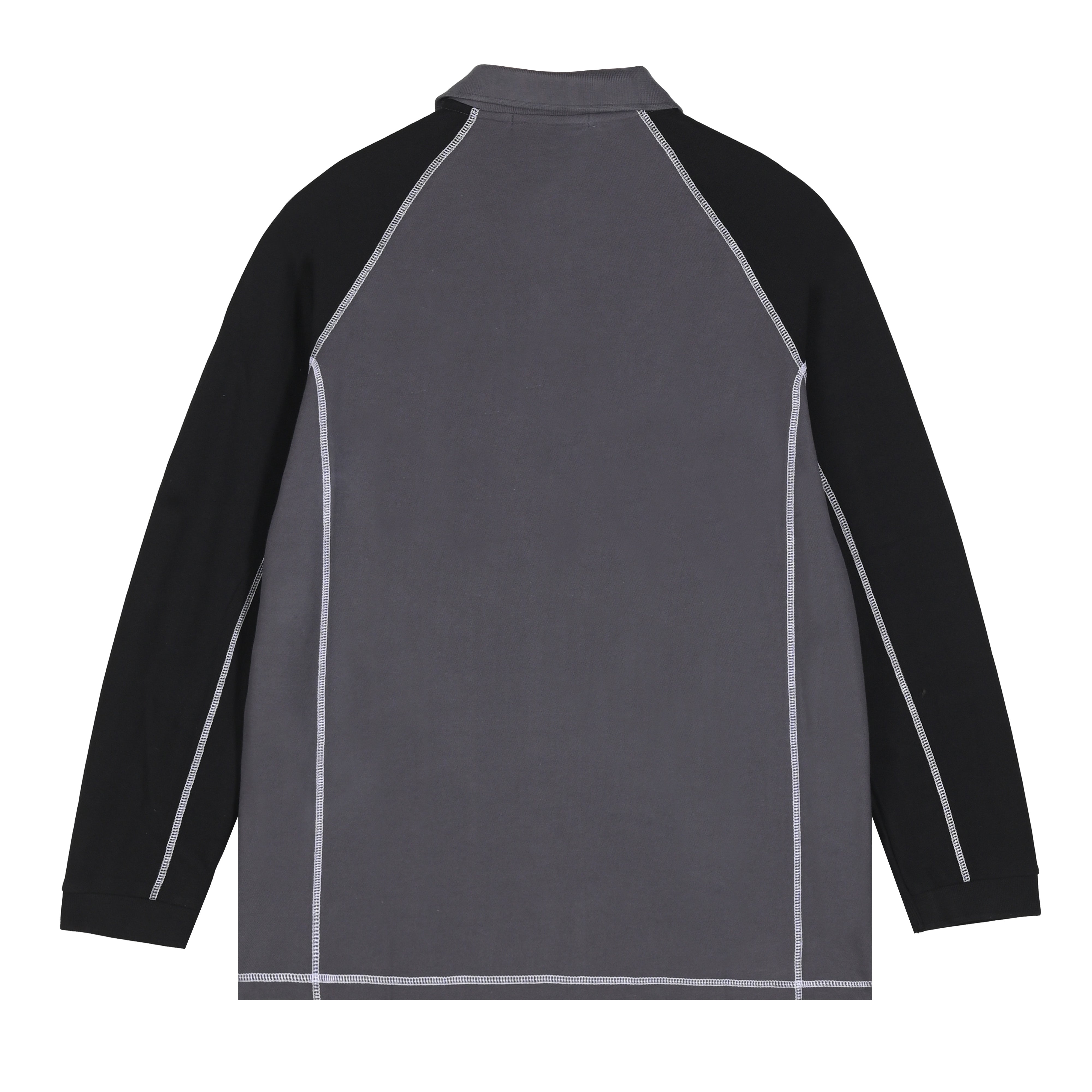 Drift Rugby Shirt All Black Gray