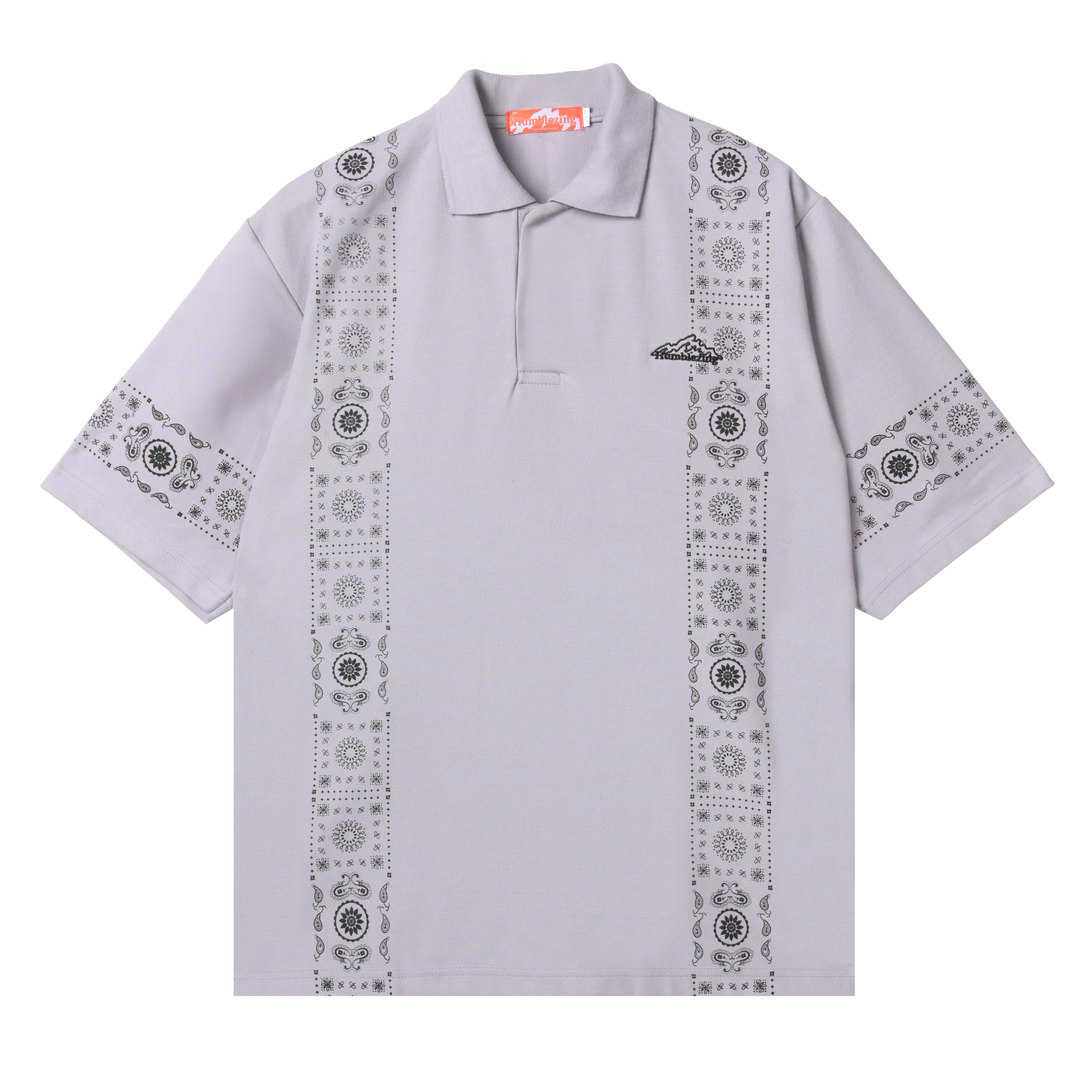 Reiji Polo Shirt Grey