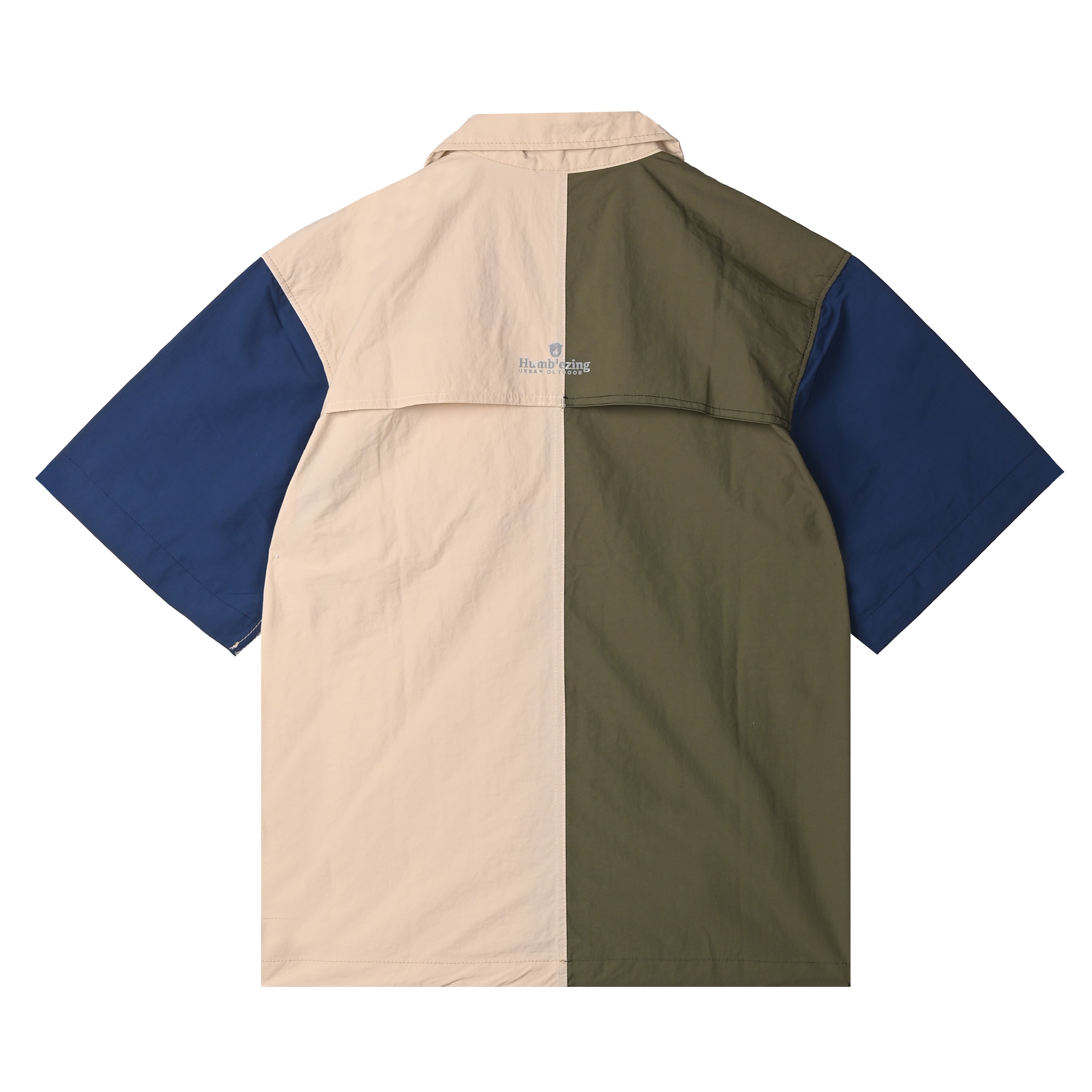 Benoit Camp Shirt Colourblock
