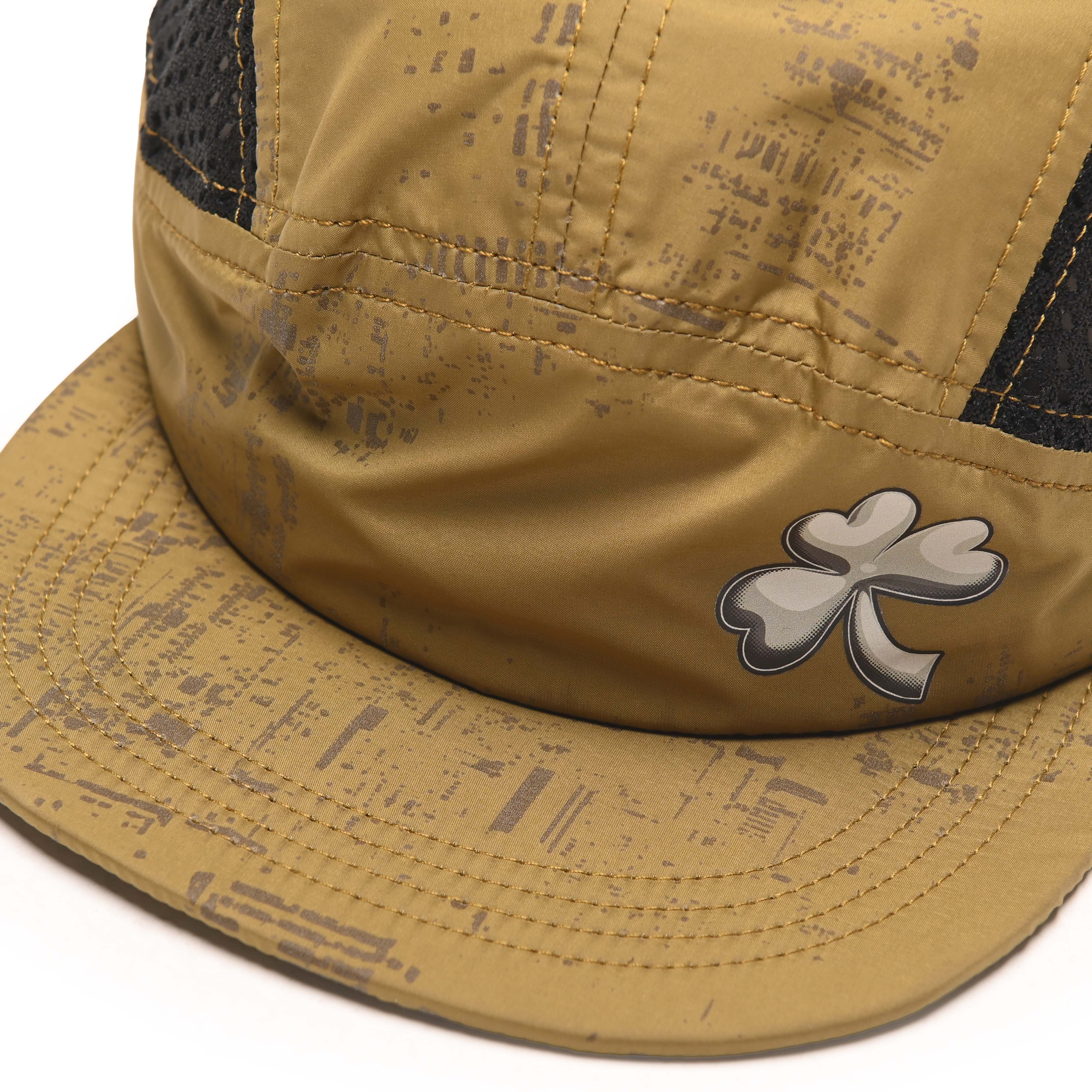 Nature 5 Panel Brown Cap