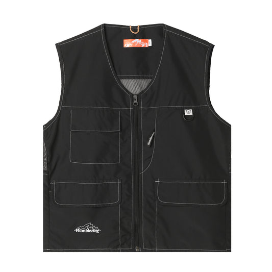 Rigid Full Zip Vest Black