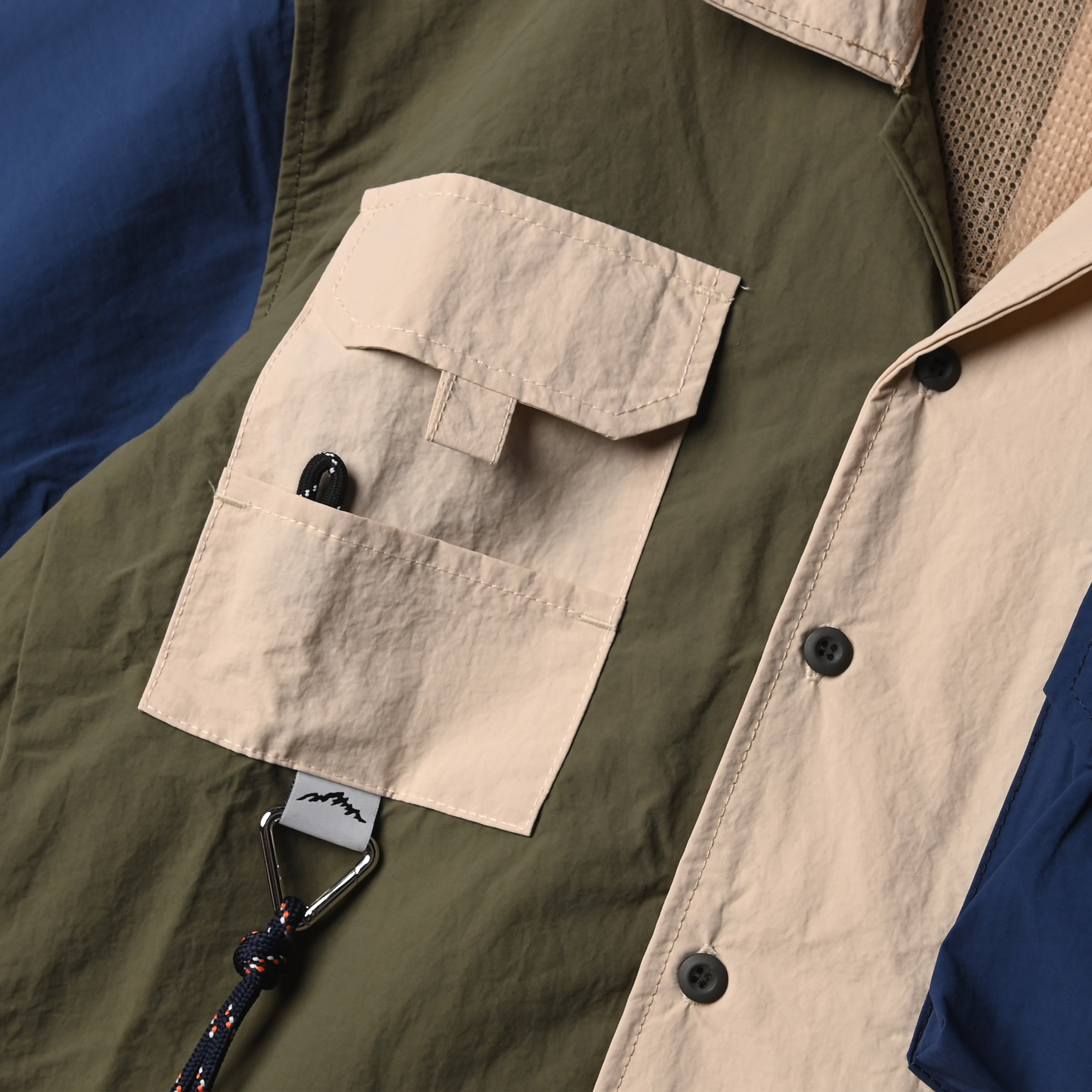 Benoit Camp Shirt Colourblock