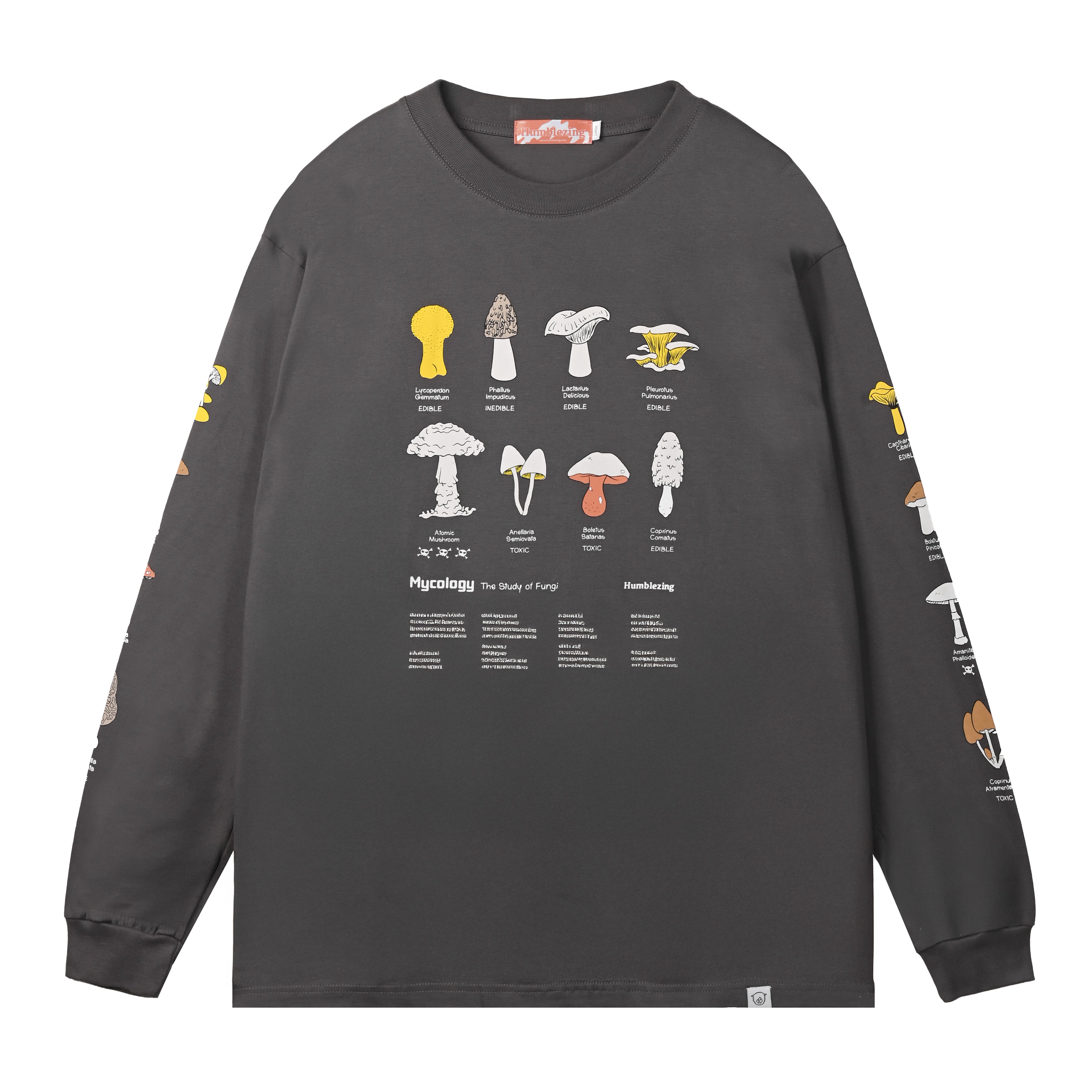 Mycology Longsleeve T-shirt Space Gray