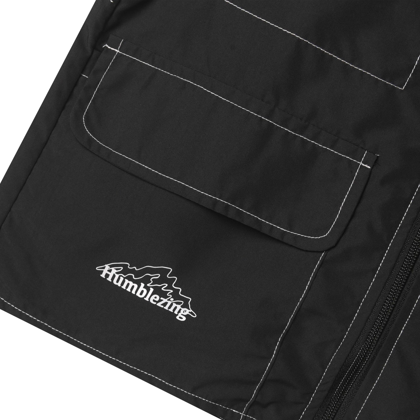 Rigid Full Zip Vest Black