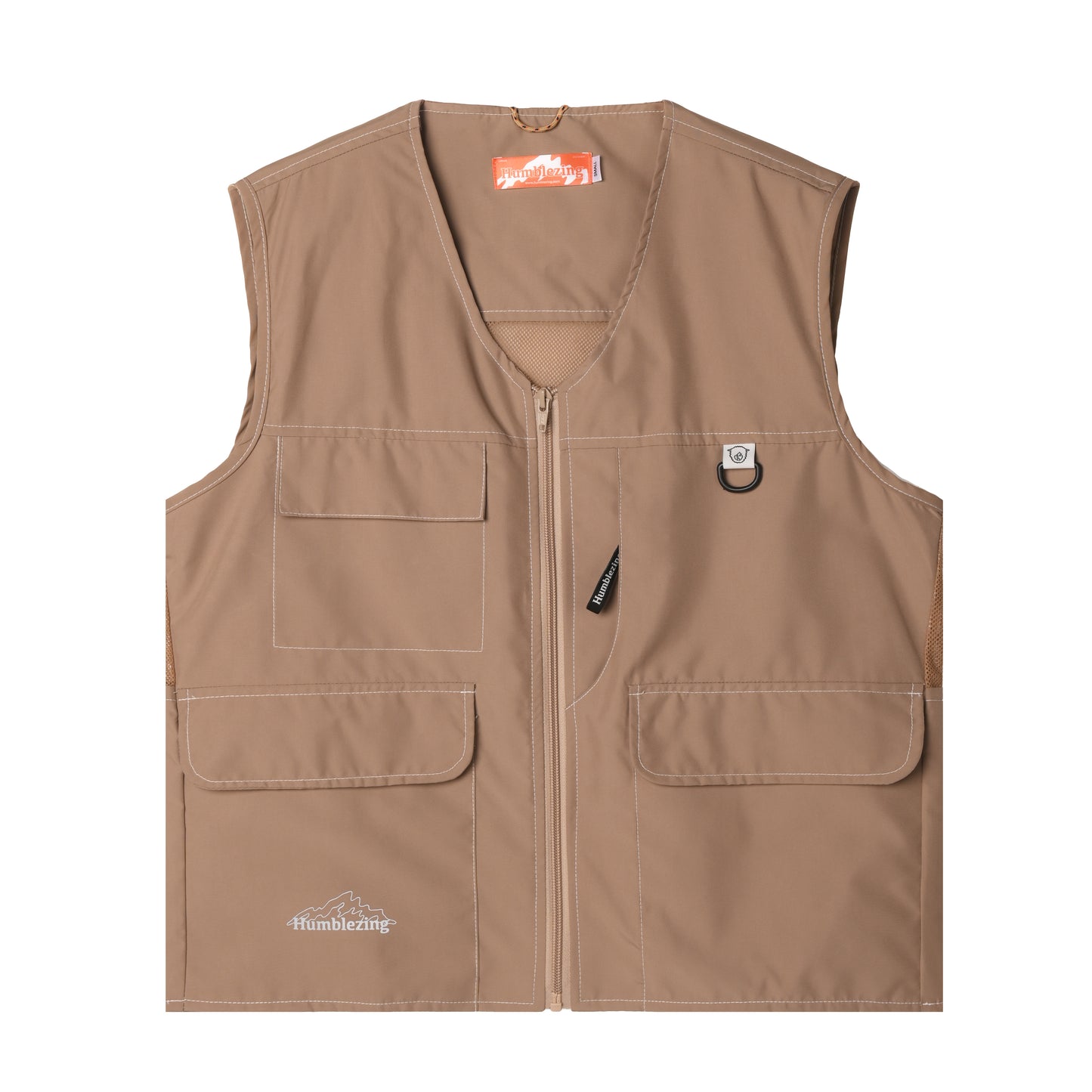 Rigid Full Zip Vest Khaki