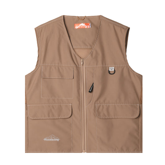 Rigid Full Zip Vest Khaki