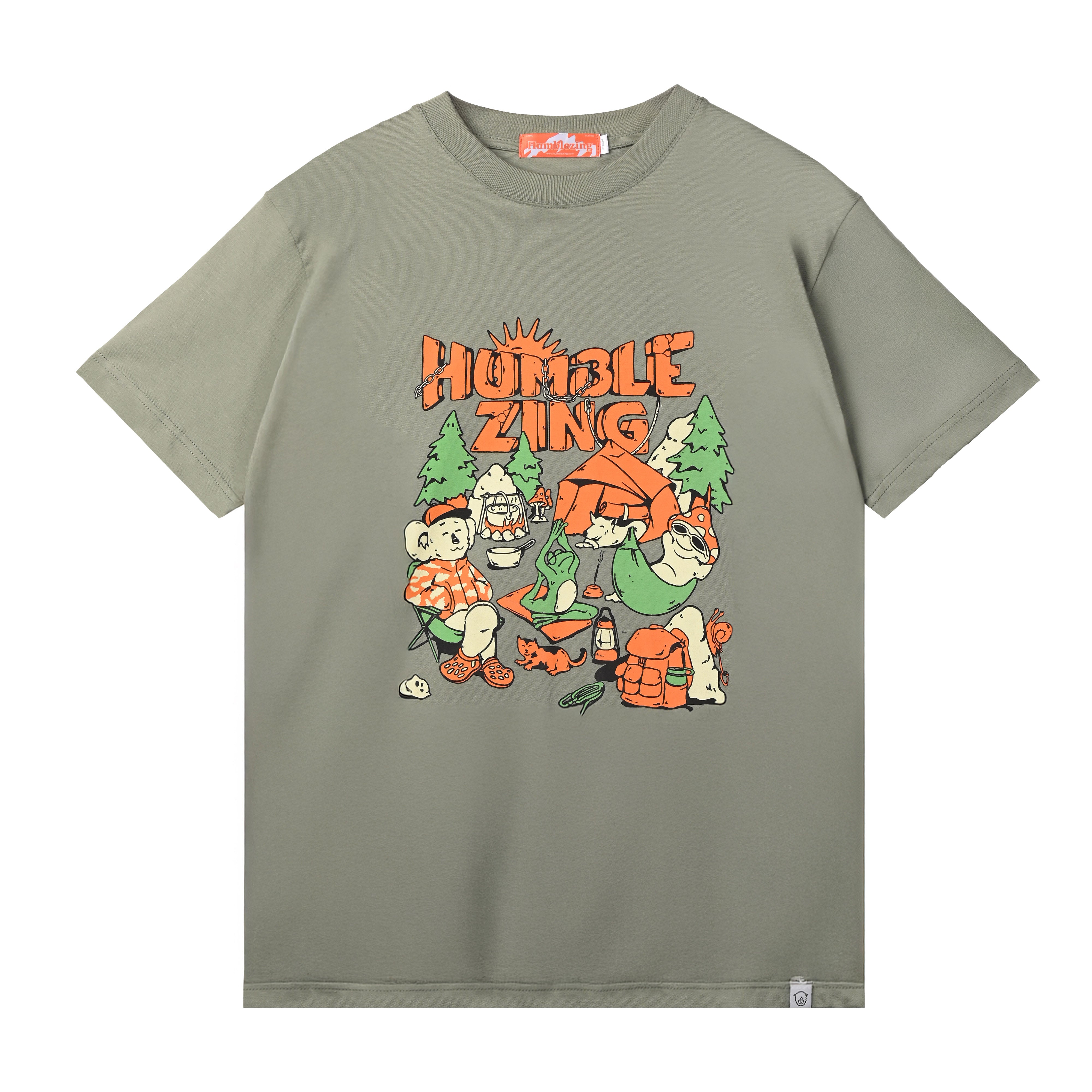 Camper Joy Tshirt Palm Green