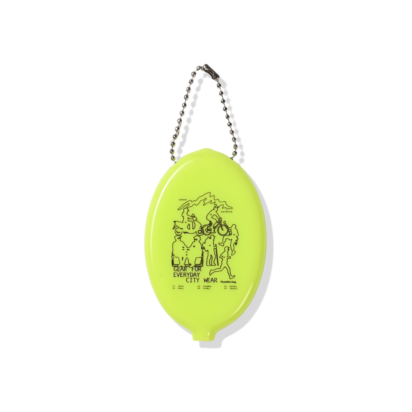 Coin Rubber Case Lime