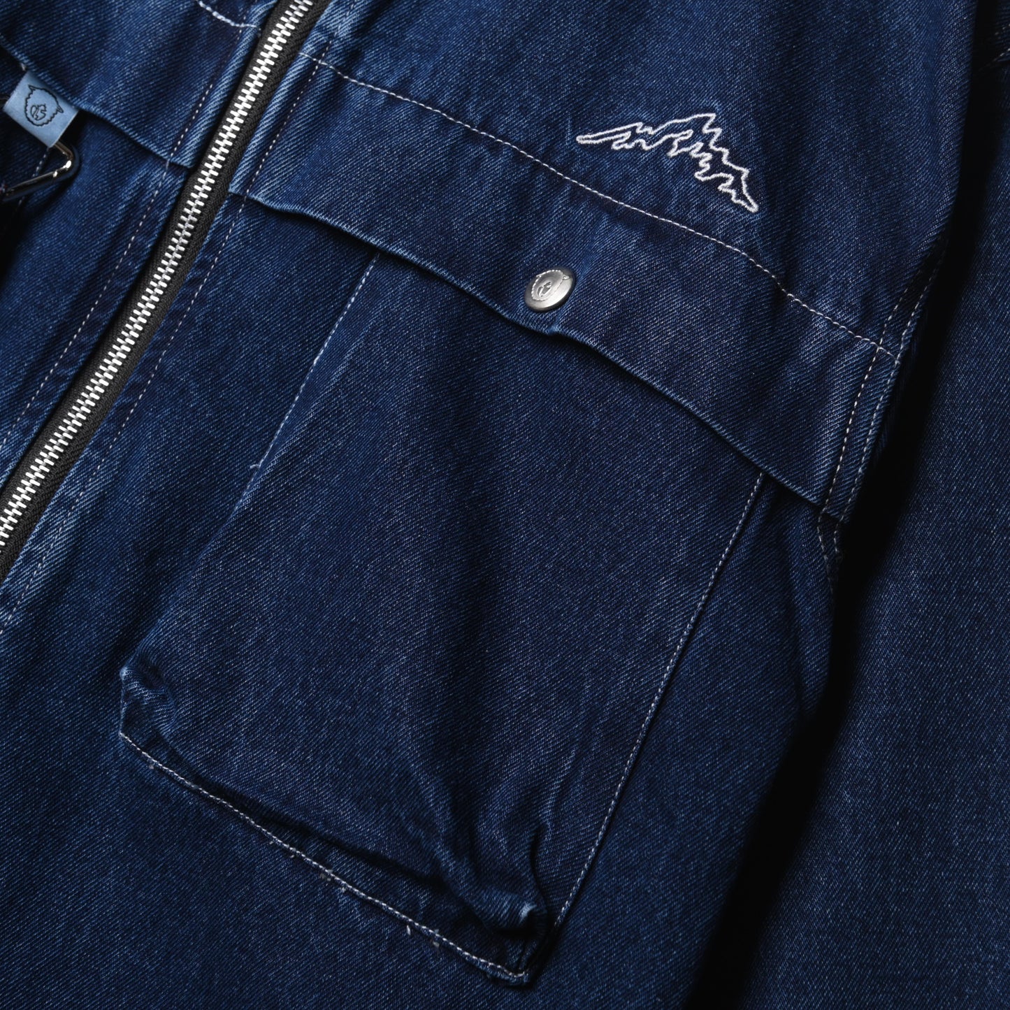 Alain Zip Shirt Denim