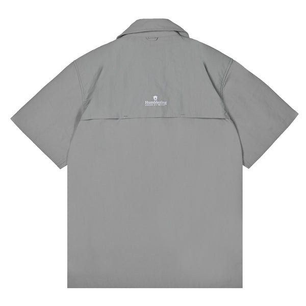 Benoit Camp Shirt Gray