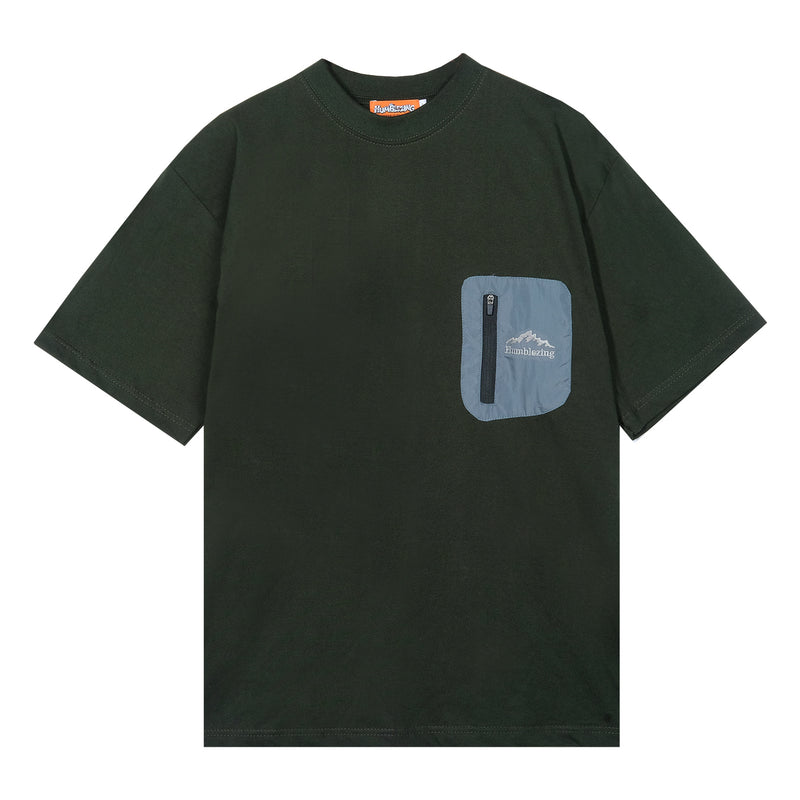 Tsepi Pocket Oversized T-shirt Olive