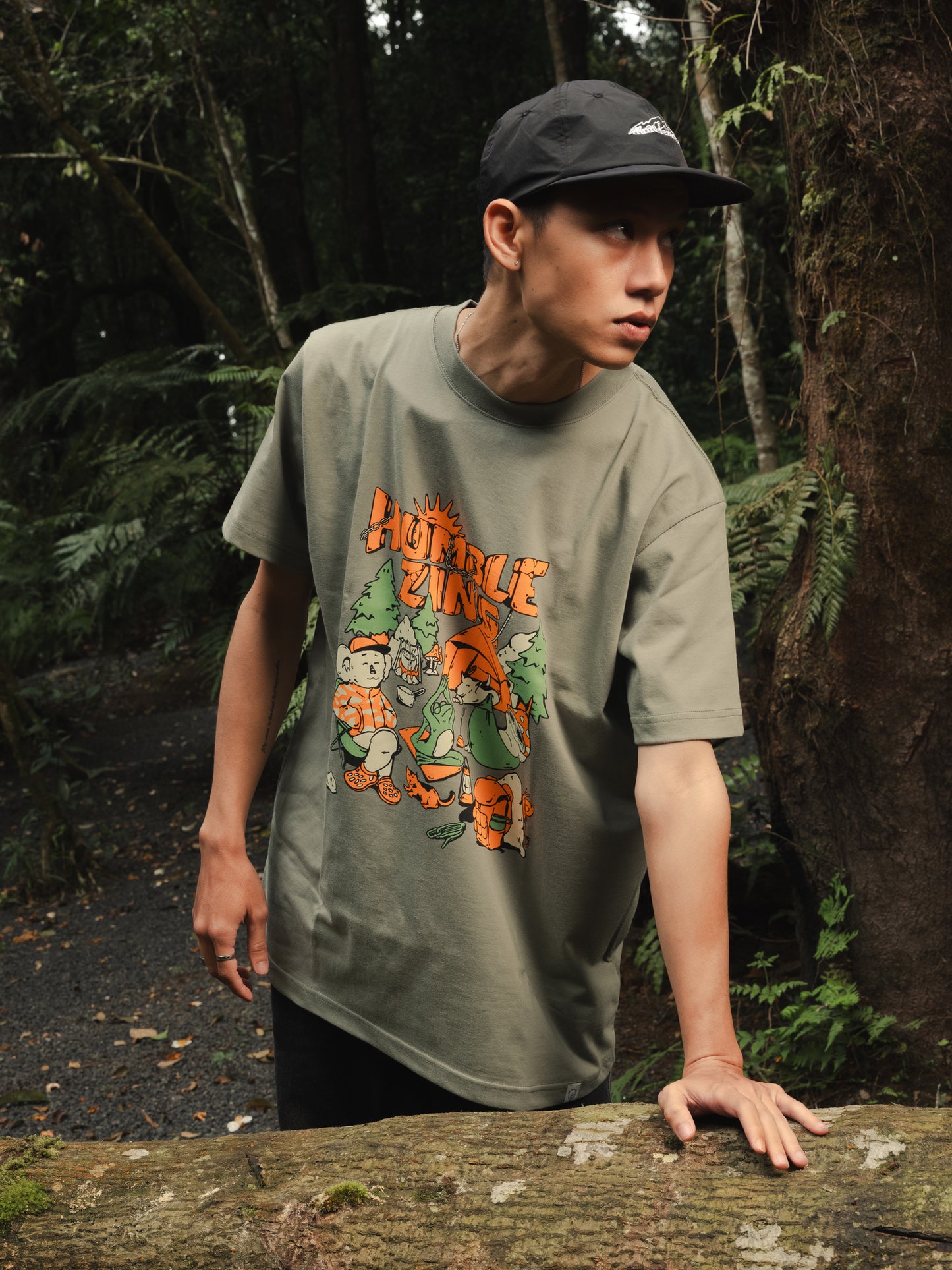 Camper Joy Tshirt Palm Green