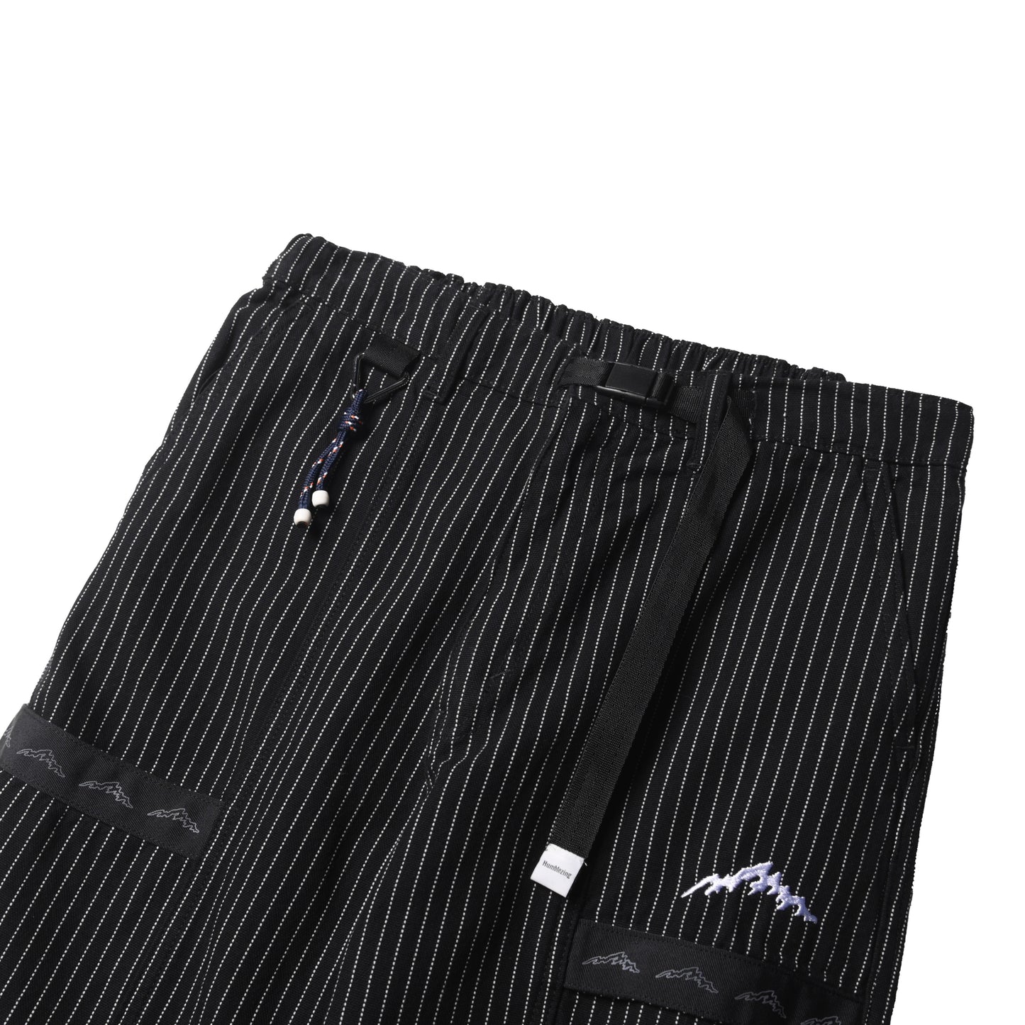 Noir Seamless Cargo Pants Stripe