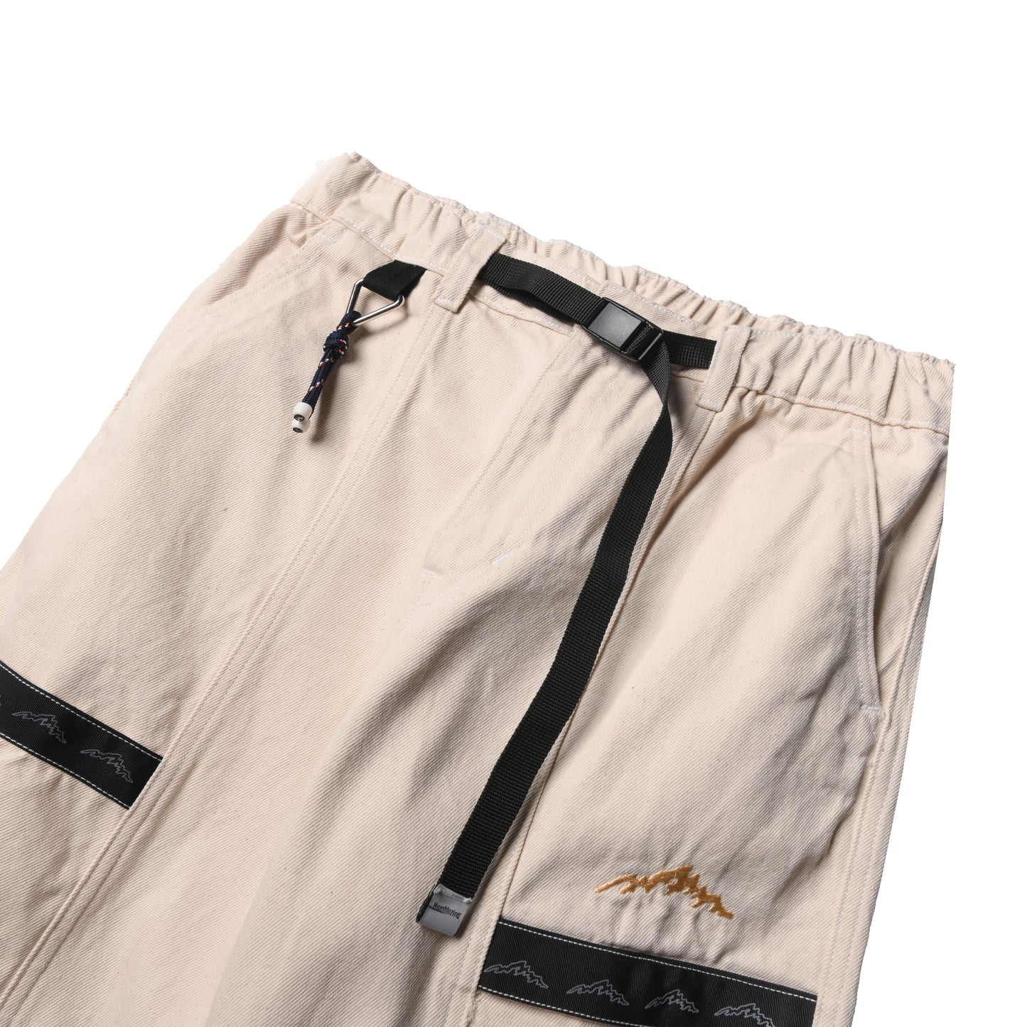 Noir Seamless Cargo Pants Broken White
