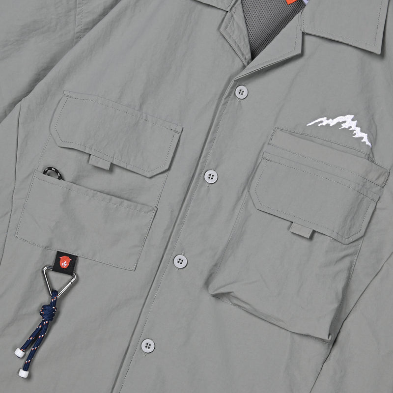 Benoit Camp Shirt Gray