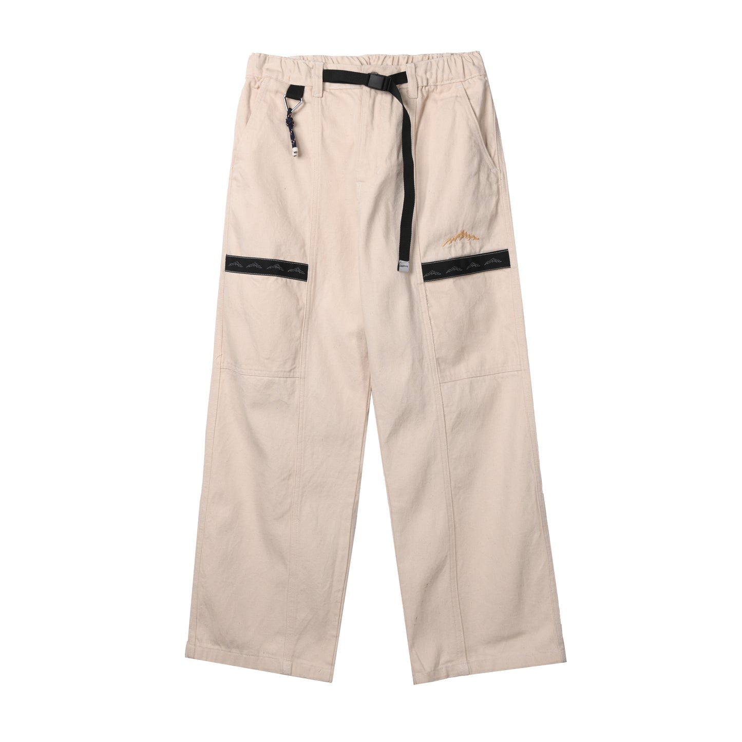 Noir Seamless Cargo Pants Broken White