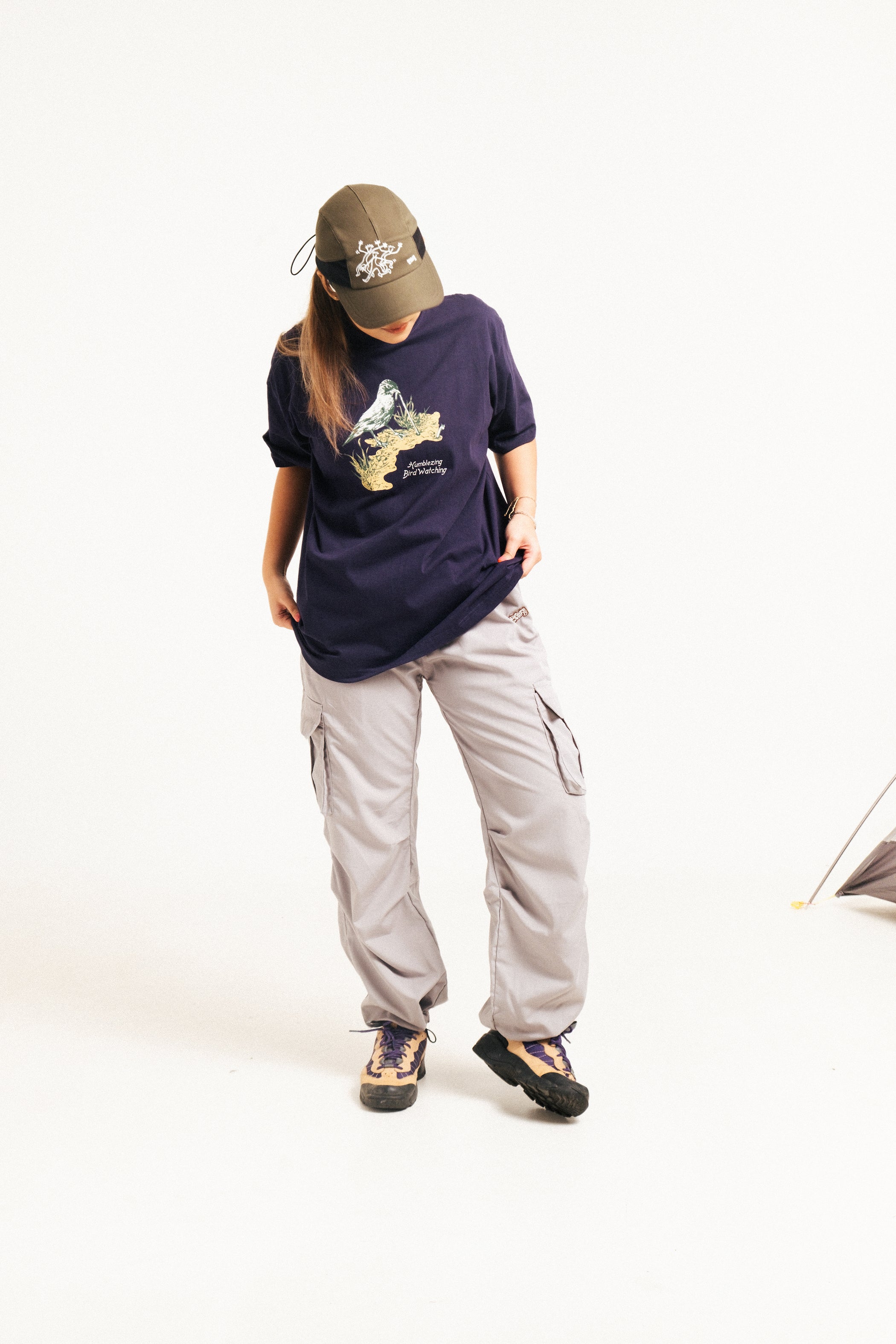 Bird Watching T-shirt Navy