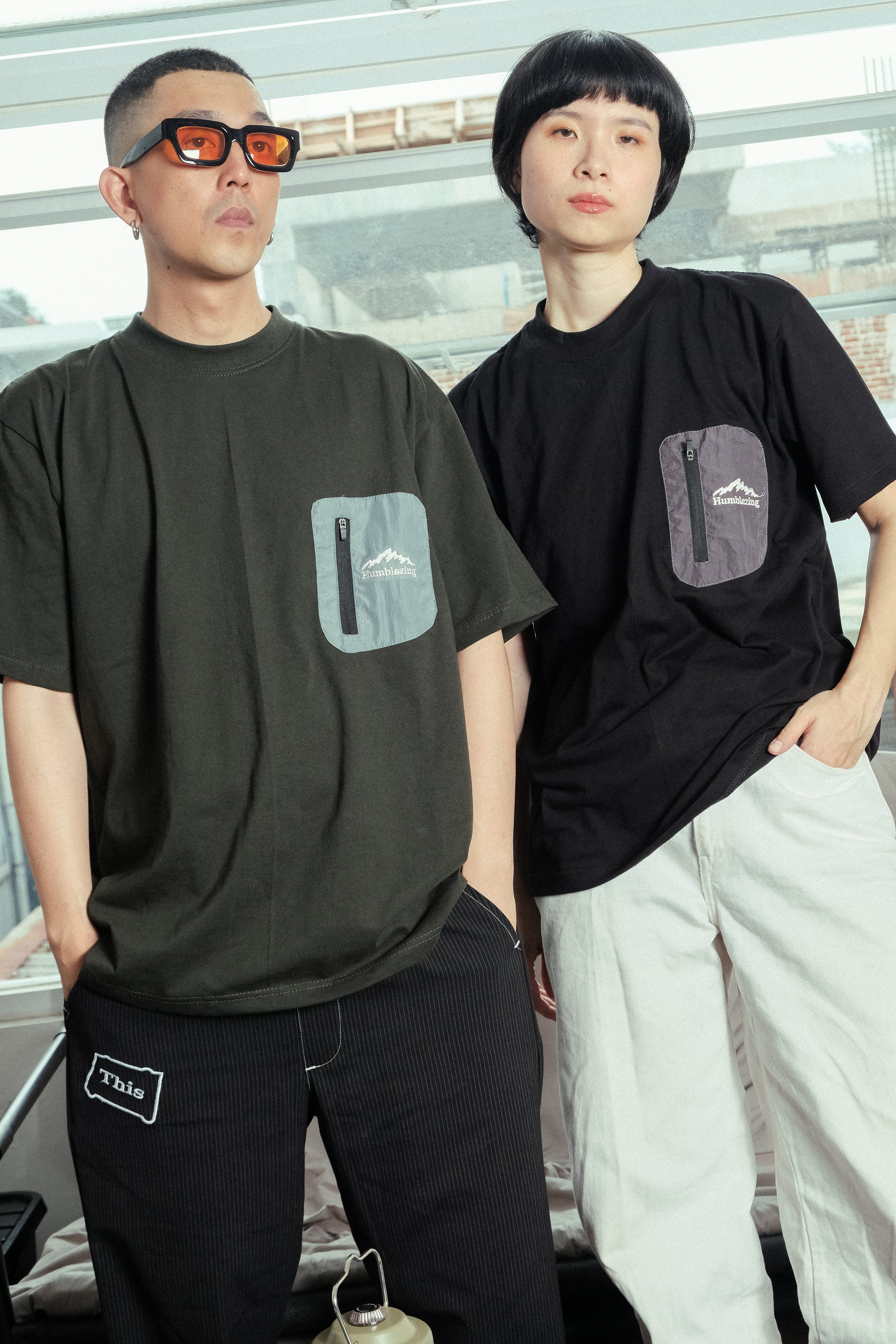 Tsepi Pocket Oversized T-shirt Black