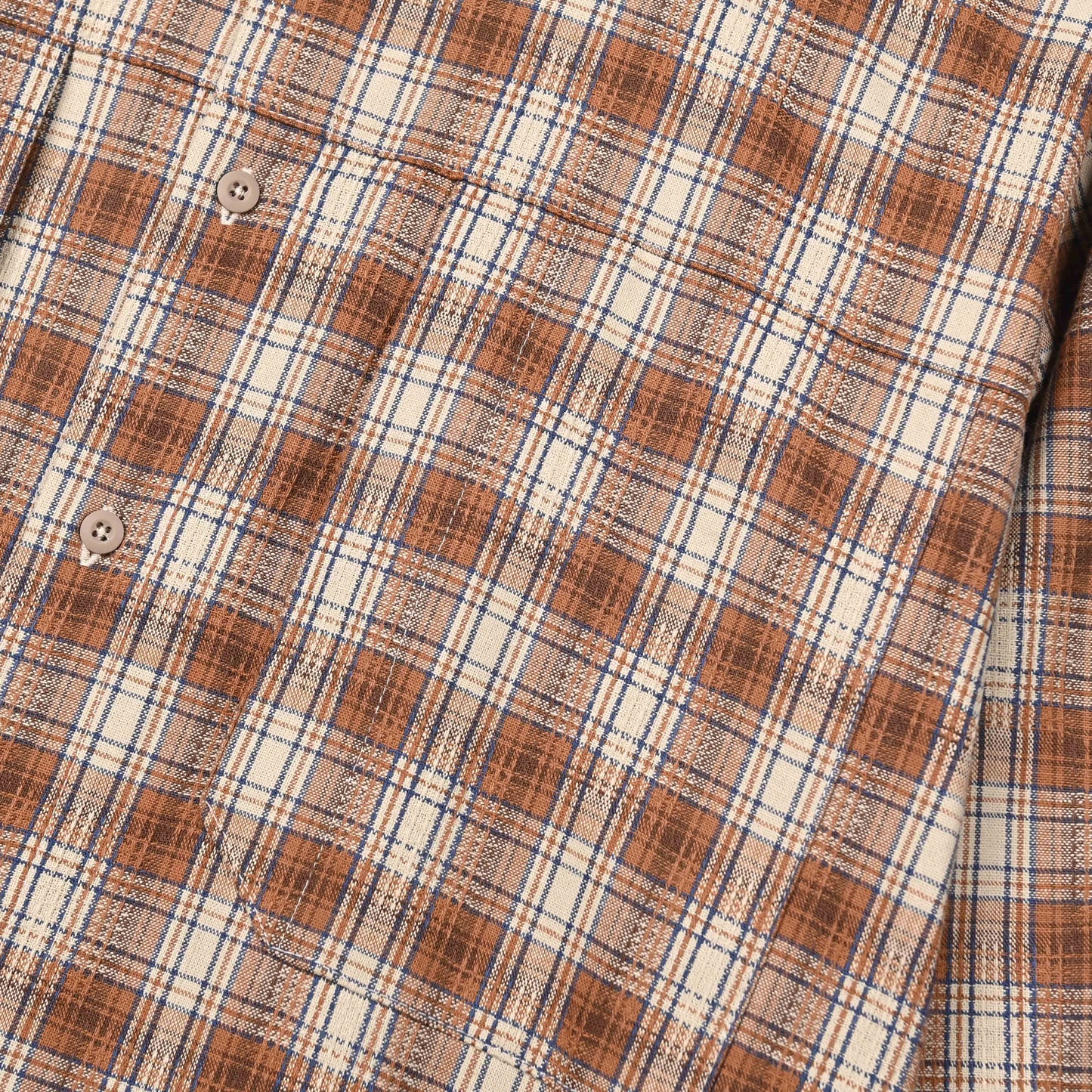 Canyon Plaid LS Light Brown