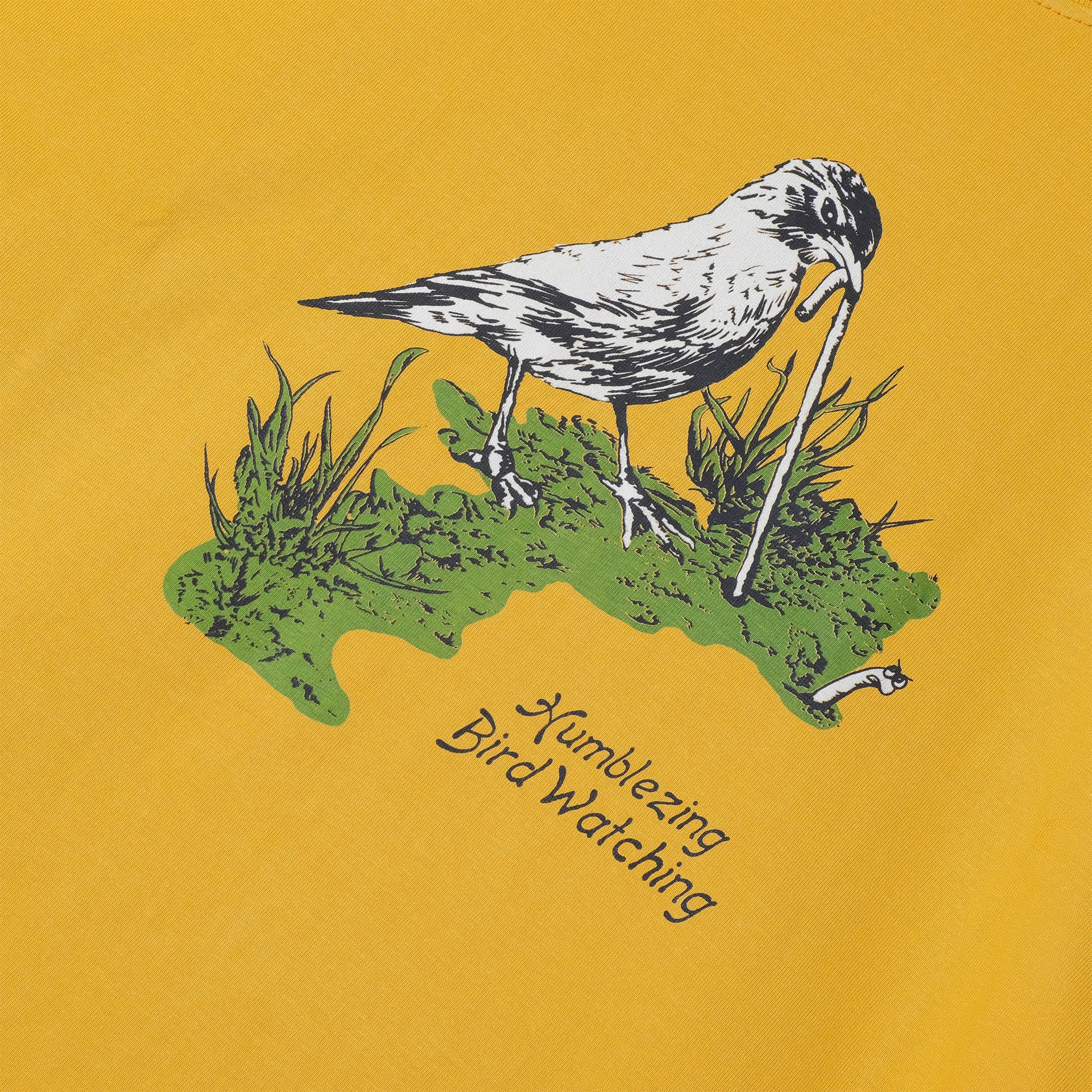 Bird Watching T-shirt Mustard