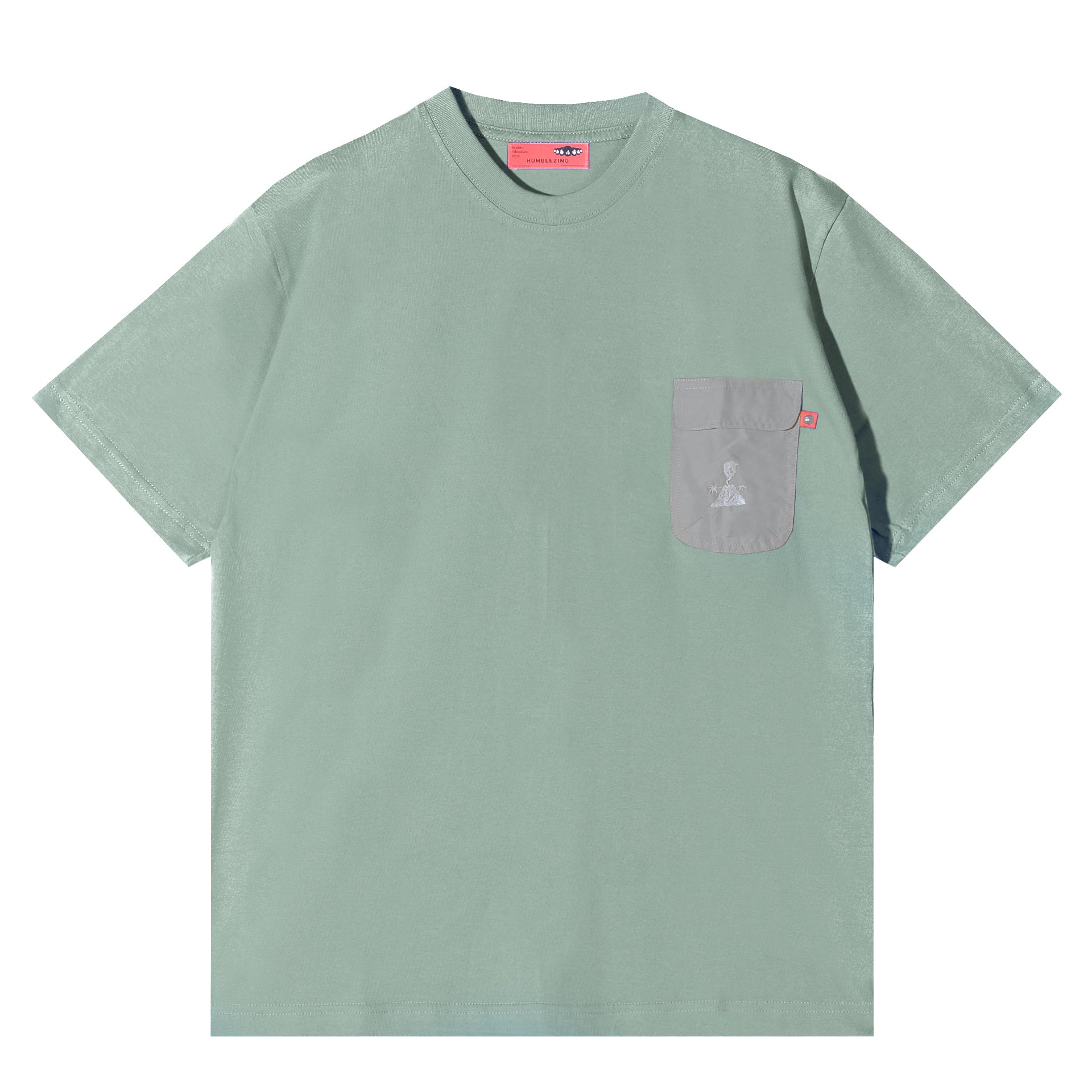 Goopi Pocket Oversized T-shirt Green