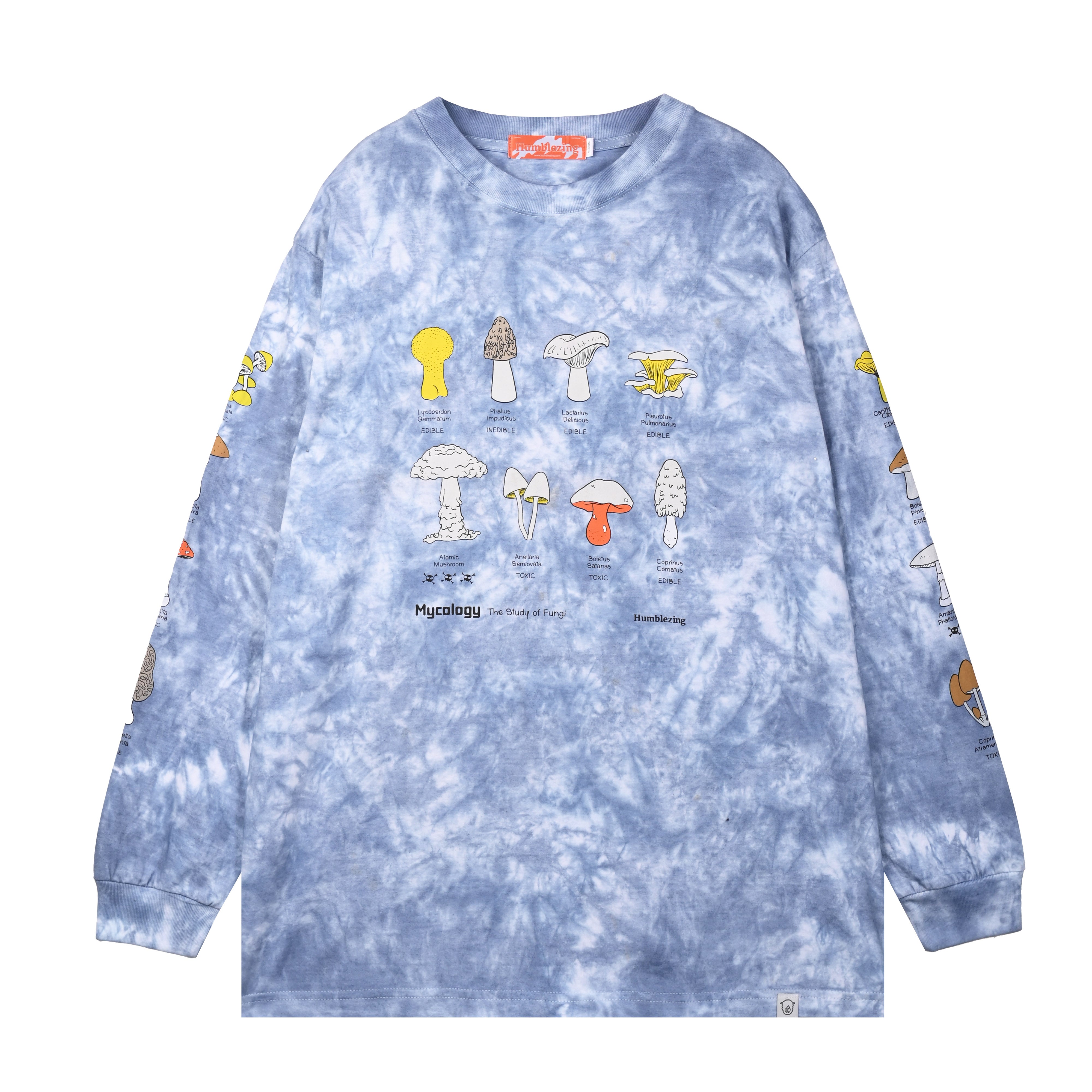 Mycology Longsleeve T-shirt Clouds Tie Dye