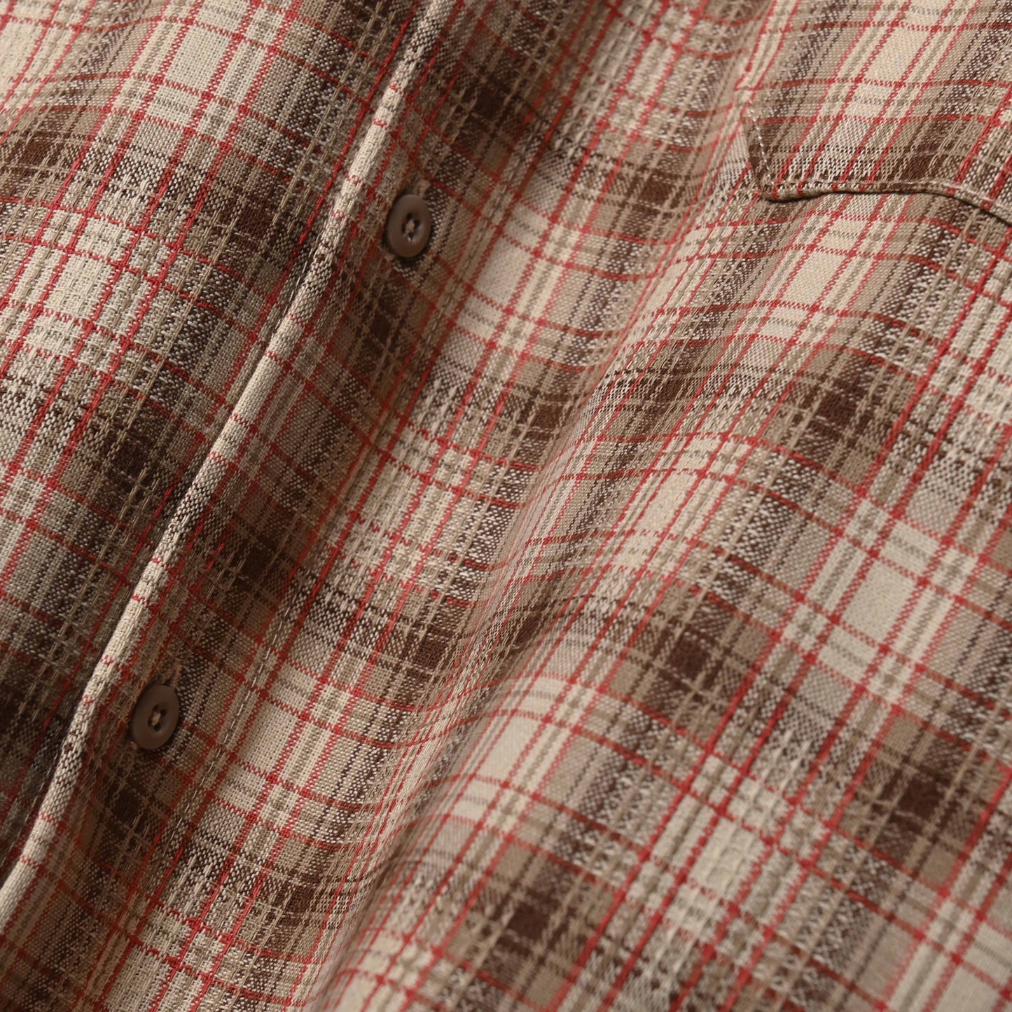 Canyon Plaid LS Shirt Dark Brown