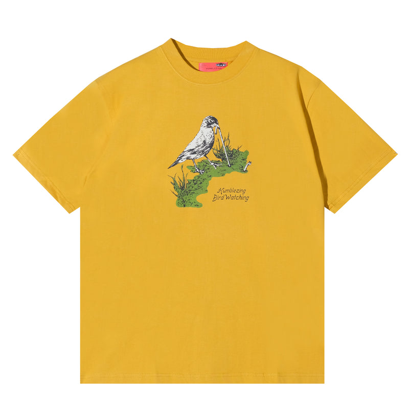 Bird Watching T-shirt Mustard