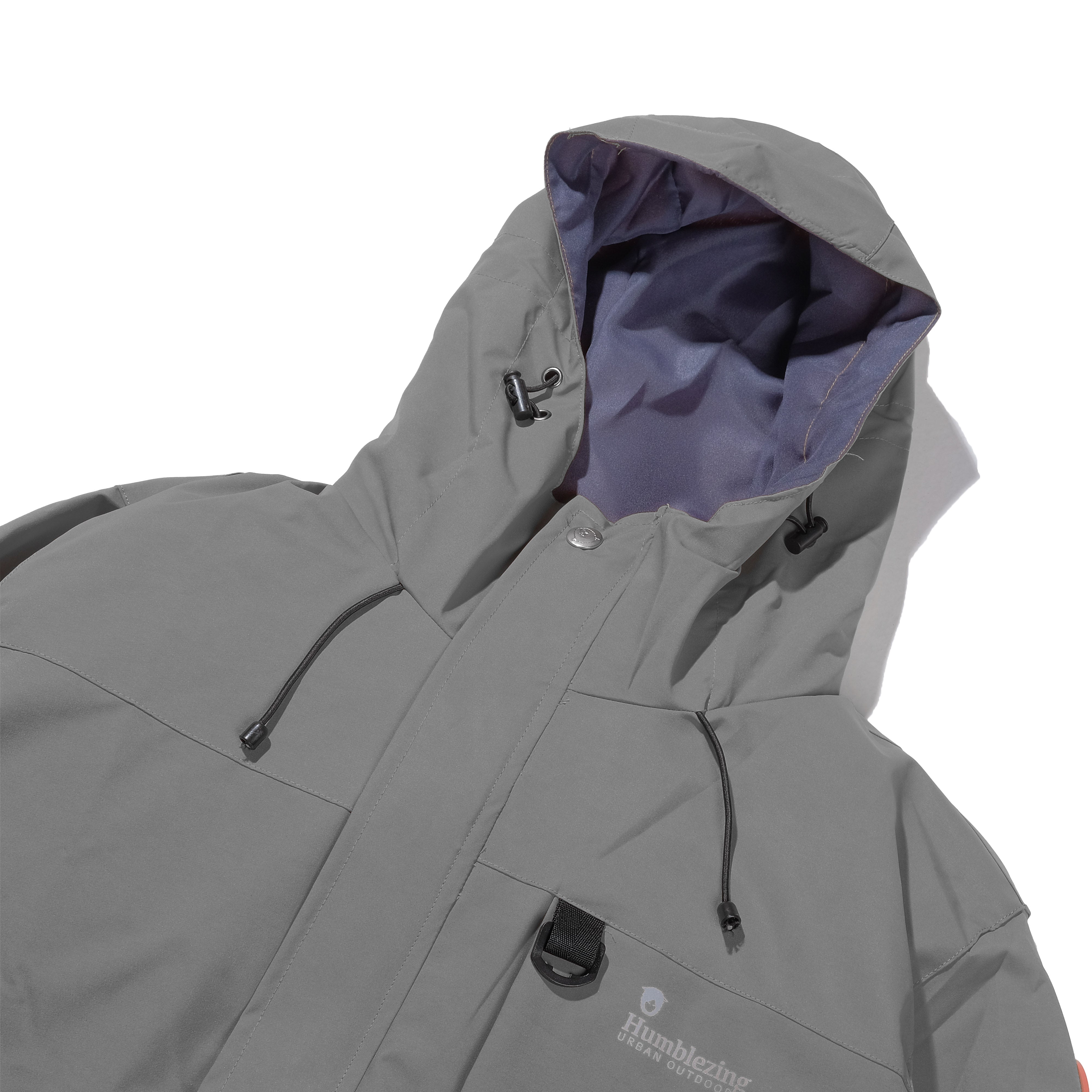 Yukon Gray Heavy Rain Jacket