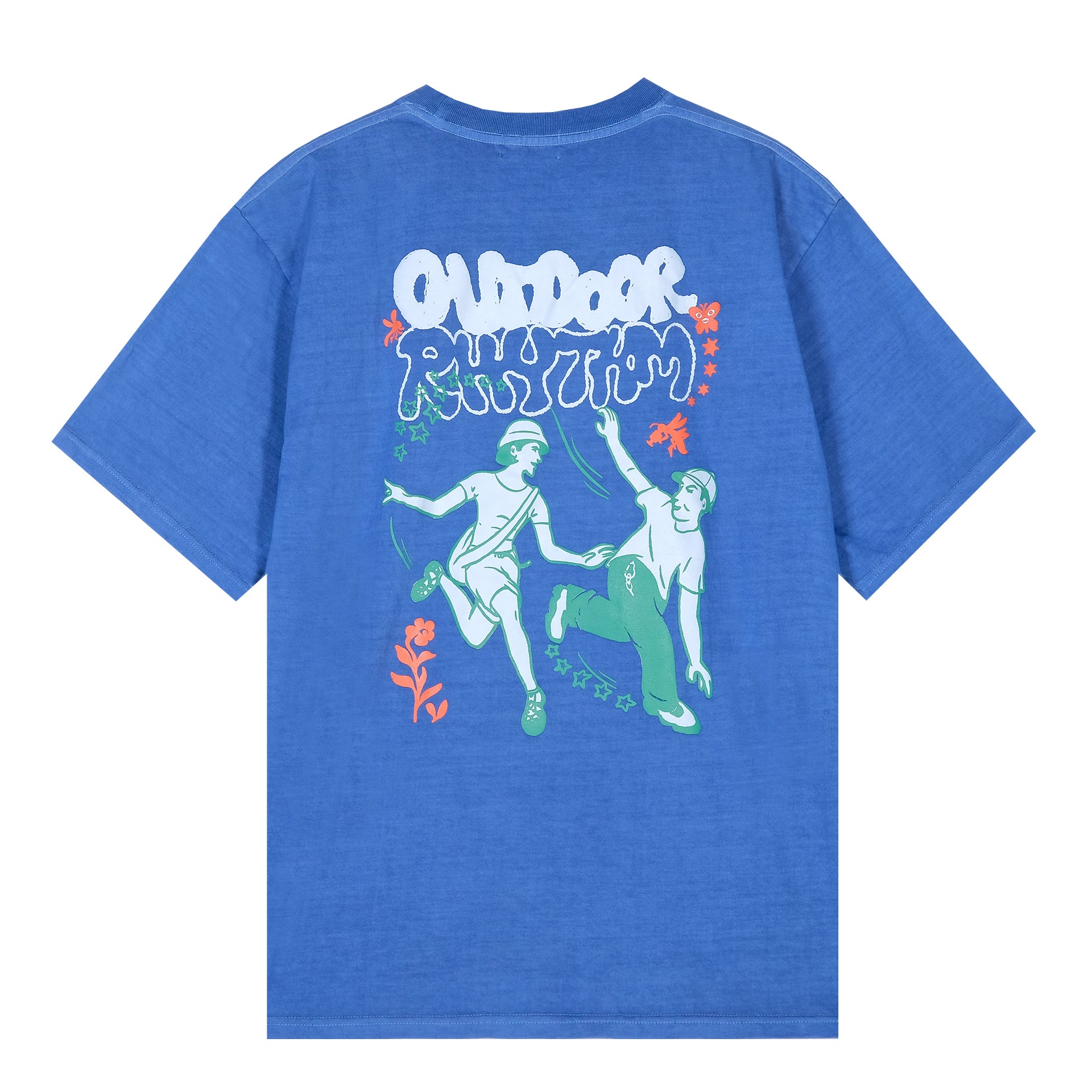 Outdoor Rhythm Ocean Blue Tee