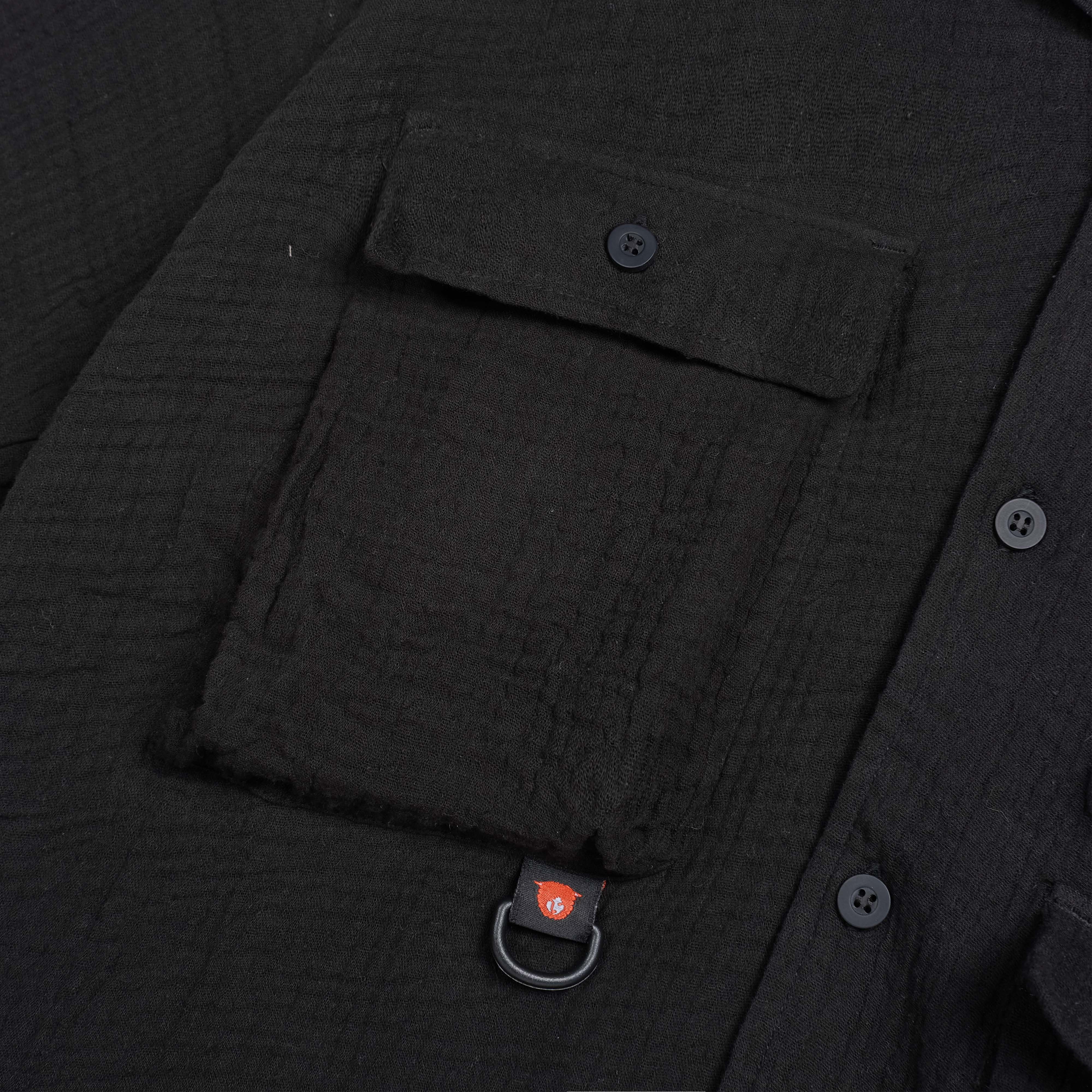 Safari Utility Shirt Black