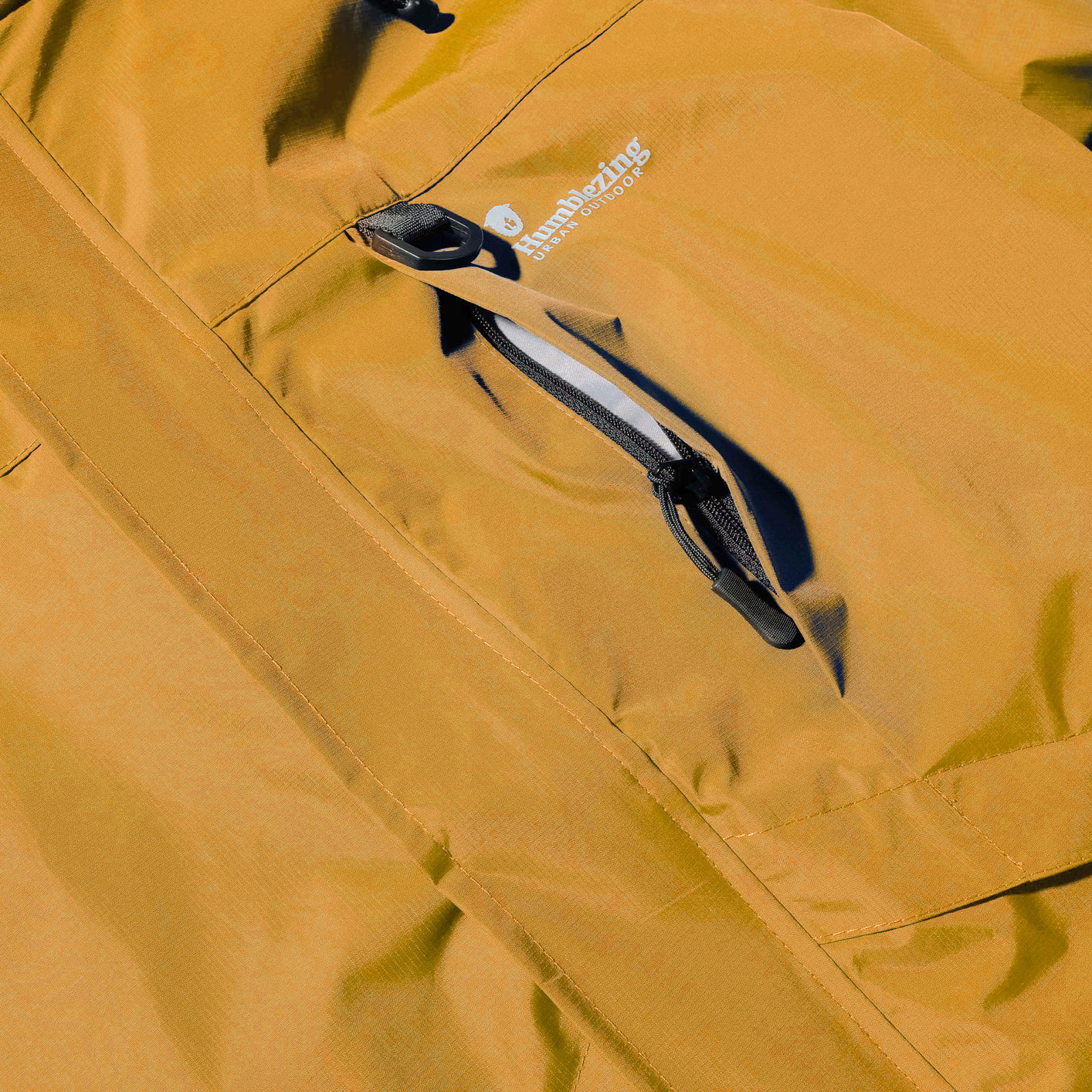 Yukon Mustard Heavy Rain Jacket