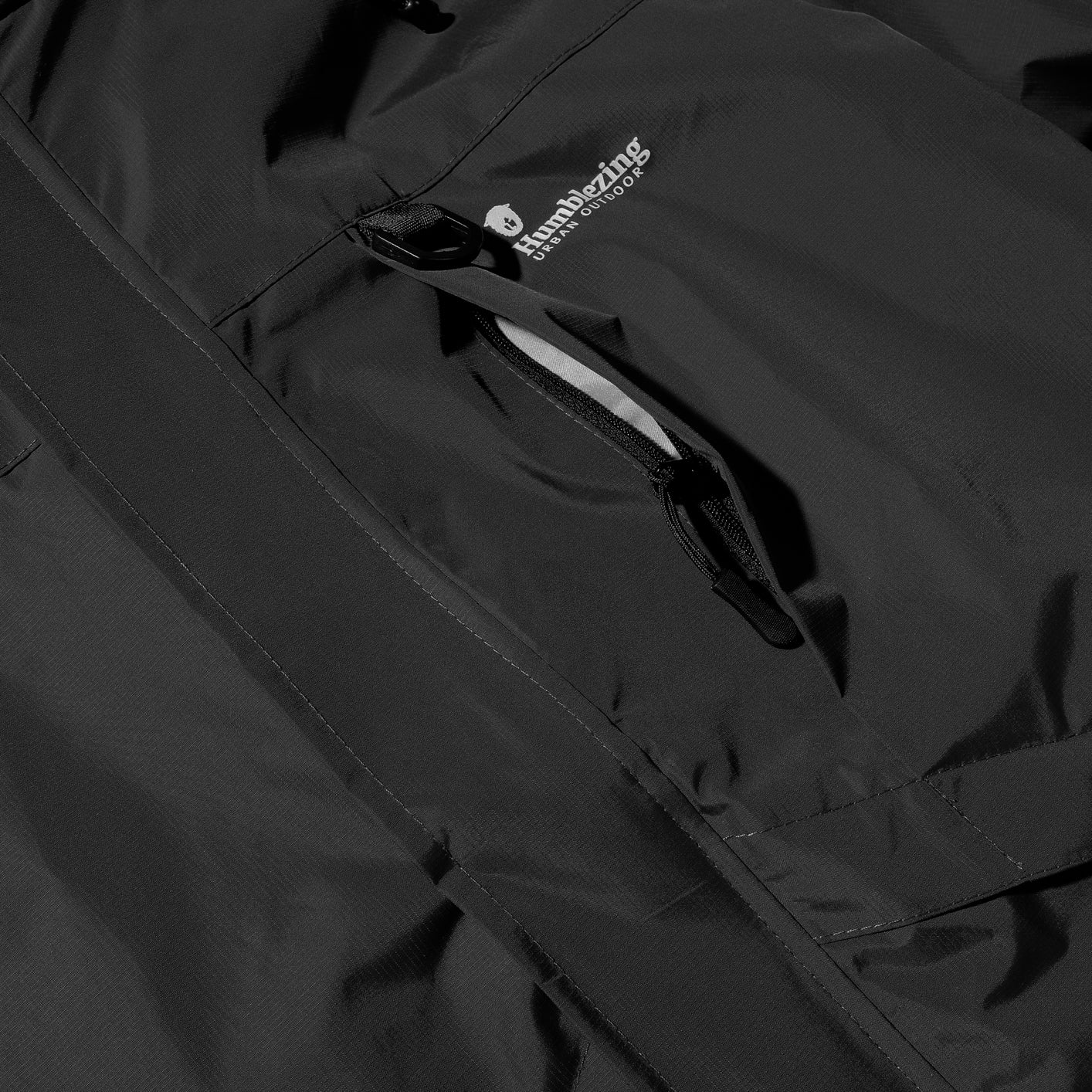 Yukon Black Heavy Rain Jacket