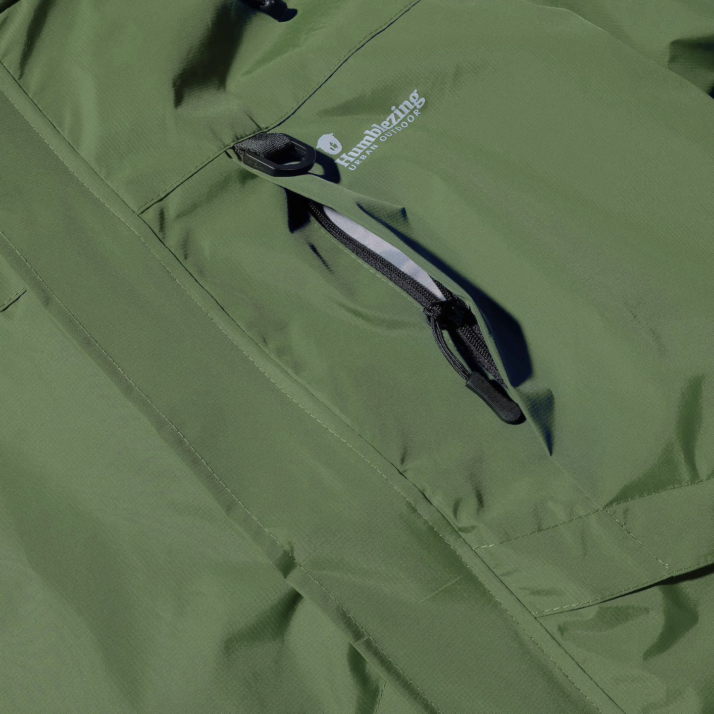 Yukon Olive Heavy Rain Jacket