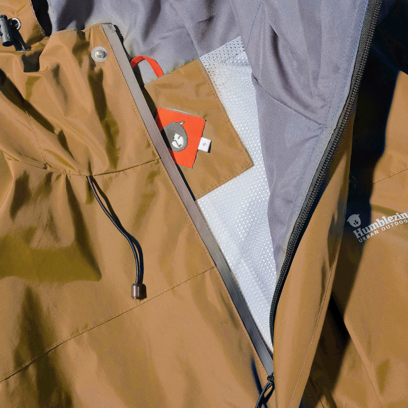 Yukon Brown Heavy Rain Jacket