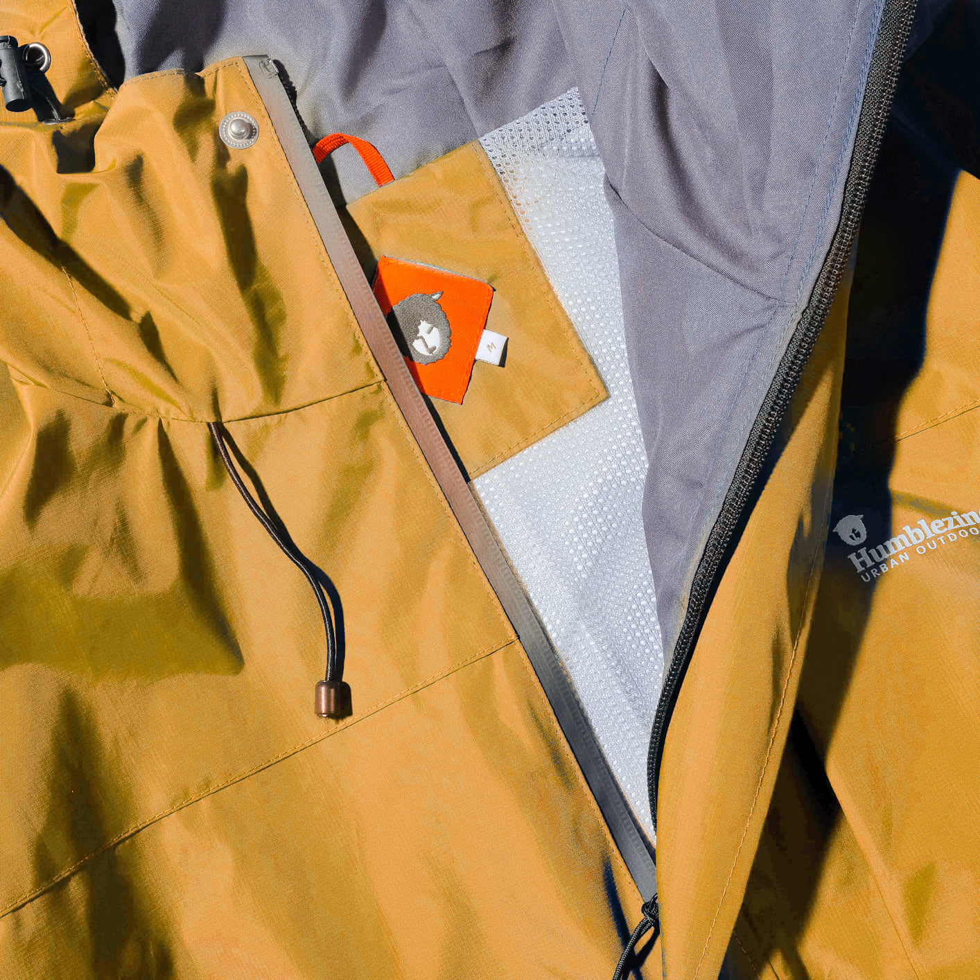 Yukon Mustard Heavy Rain Jacket