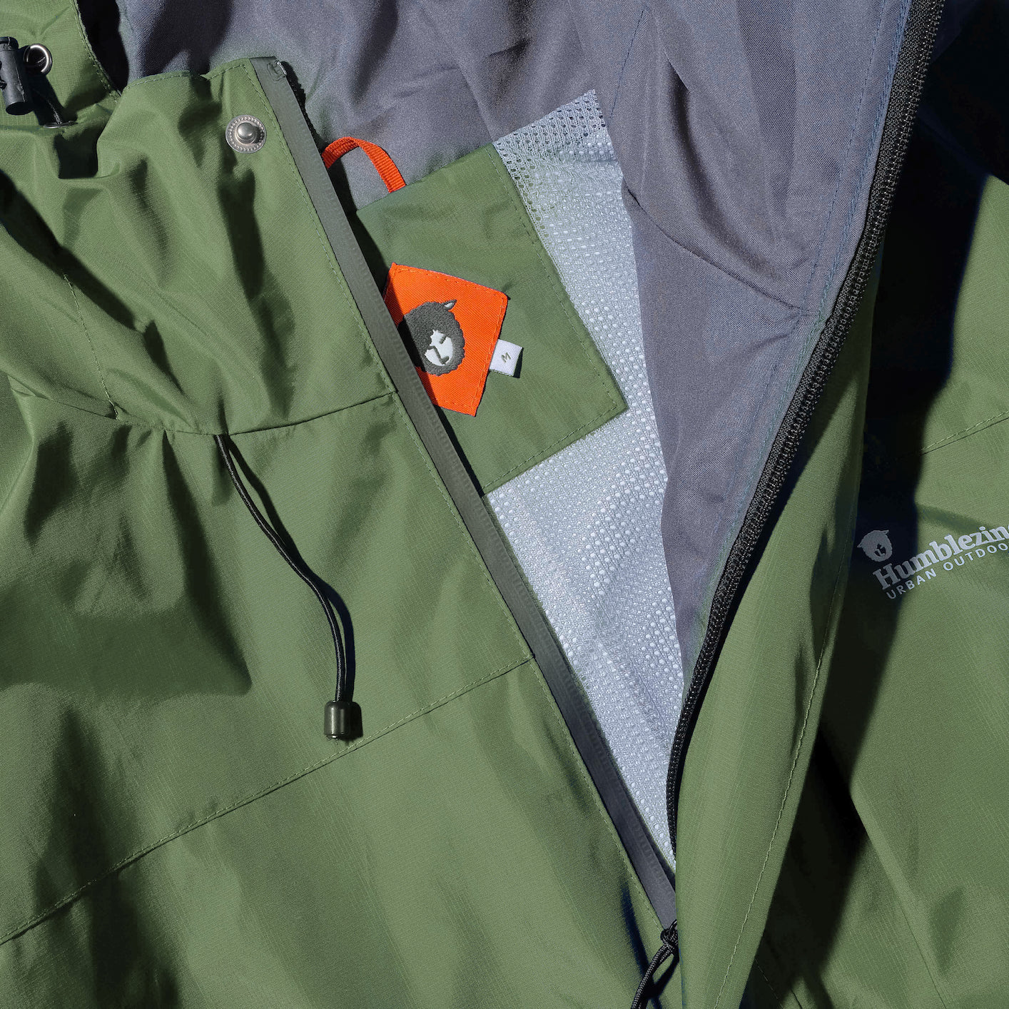 Yukon Olive Heavy Rain Jacket